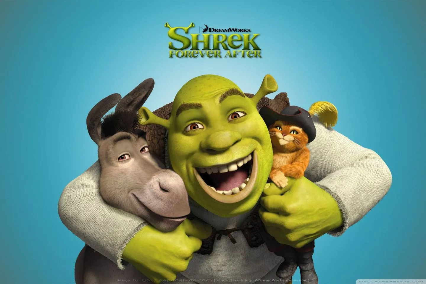 Shrek, Donkey and Puss in Boots, Shrek