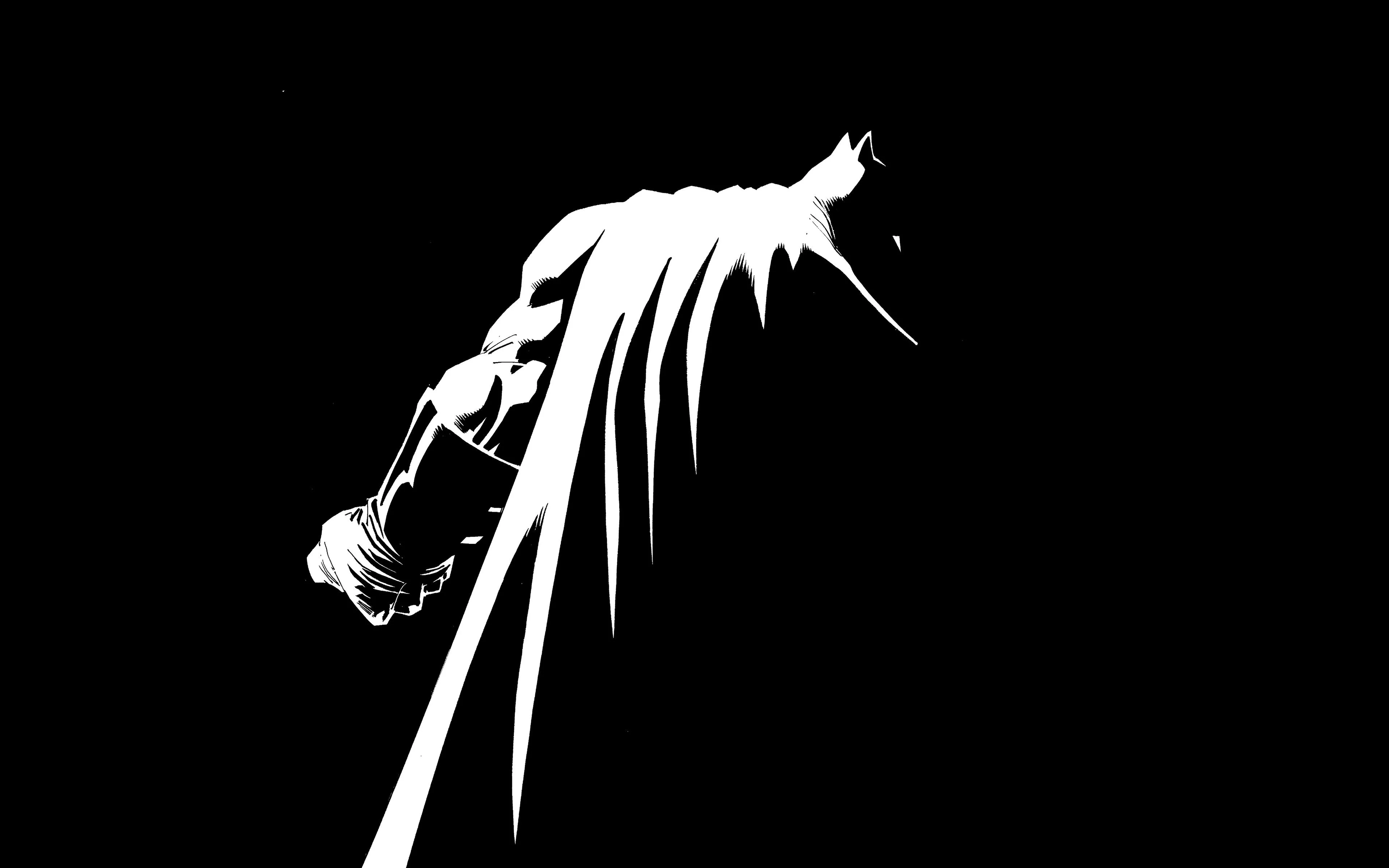 Batman Simple Dark Art Minimal