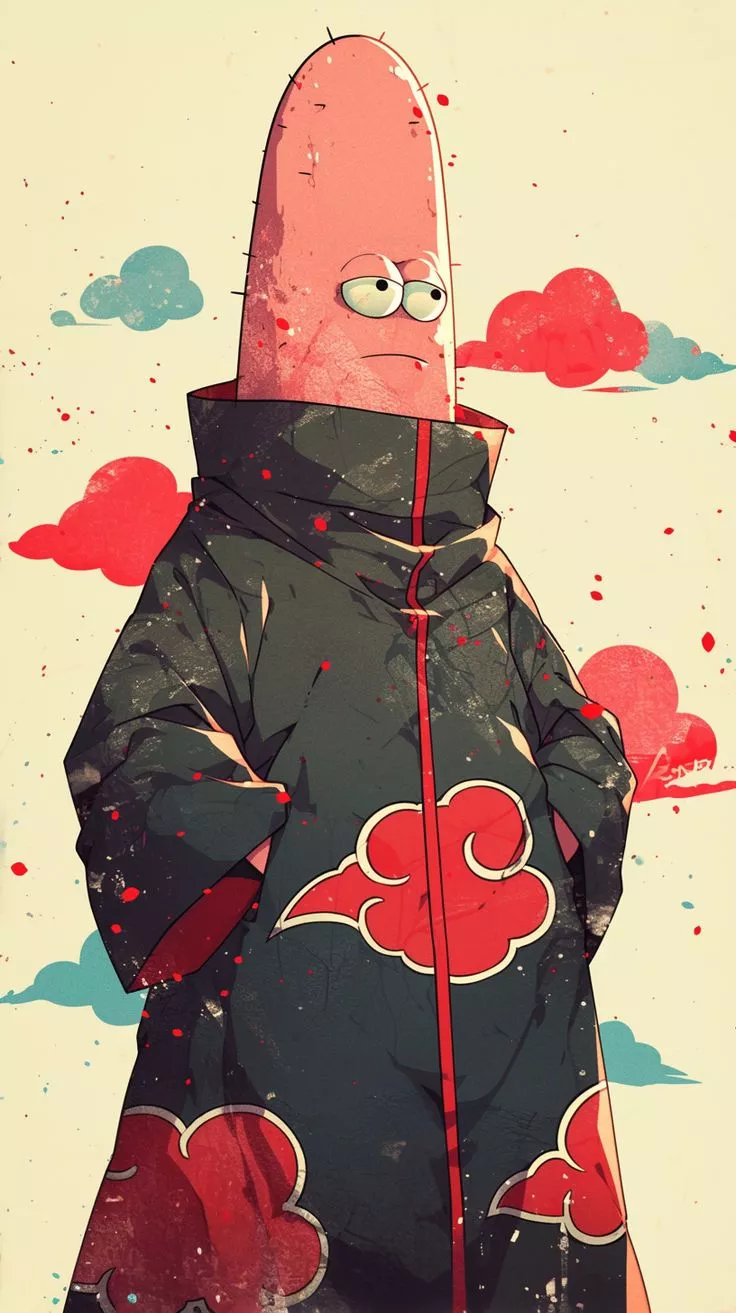 SPONGEBOB PATRICK UCHIHA, NARUTO