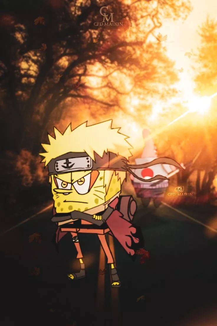 Bob esponja Naruto wallpaper