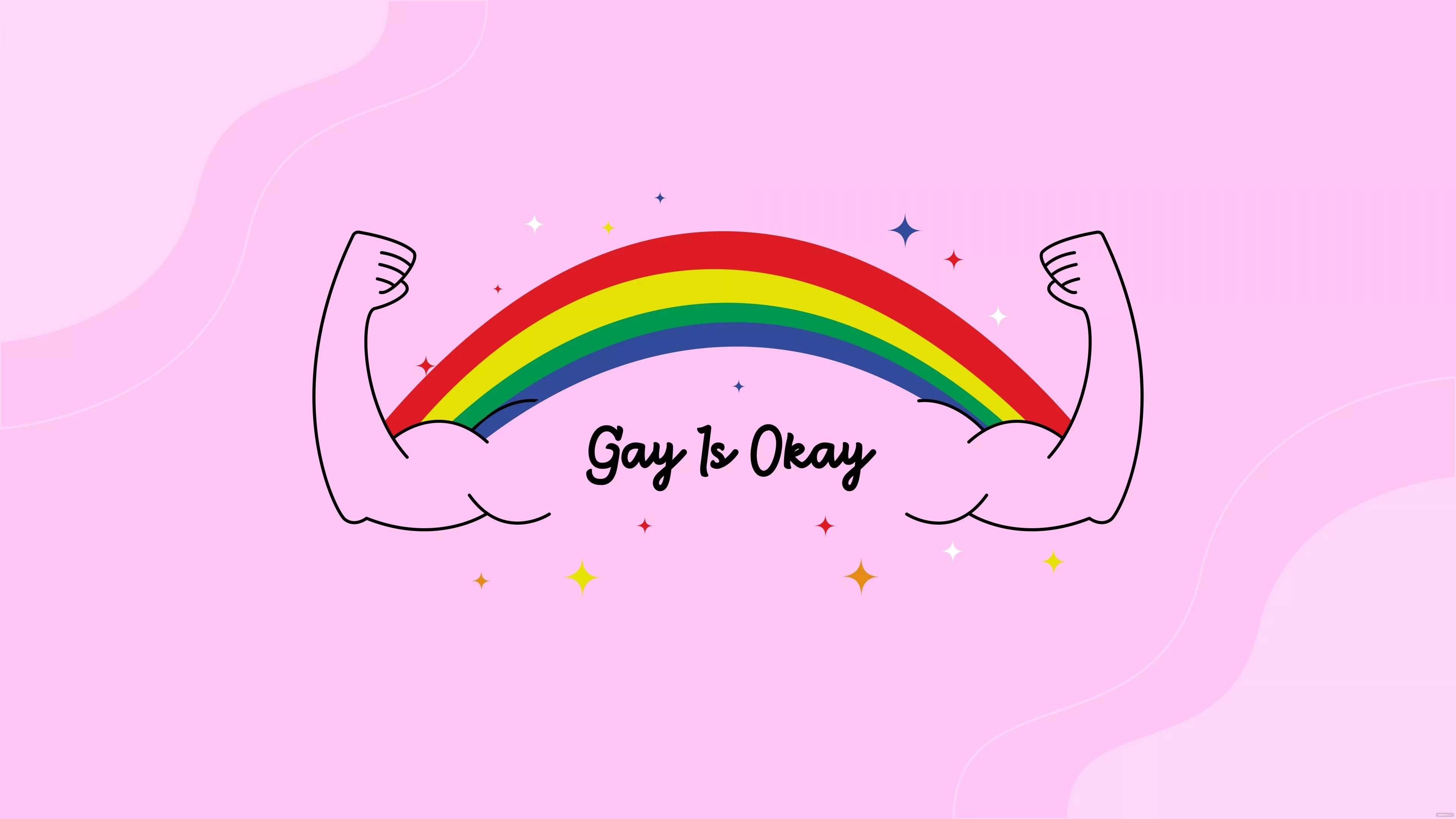 LGBTQ Wallpaper 4K, Pink background