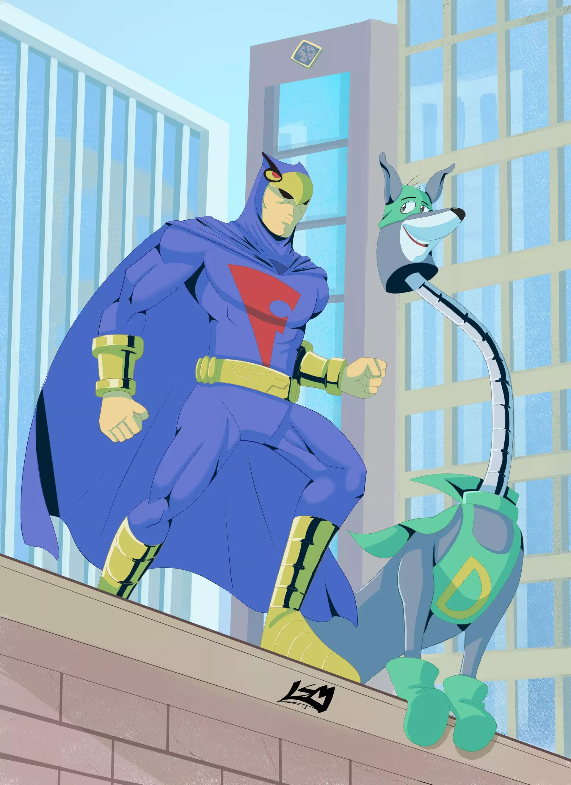 Dynamic Duo! Blue Falcon