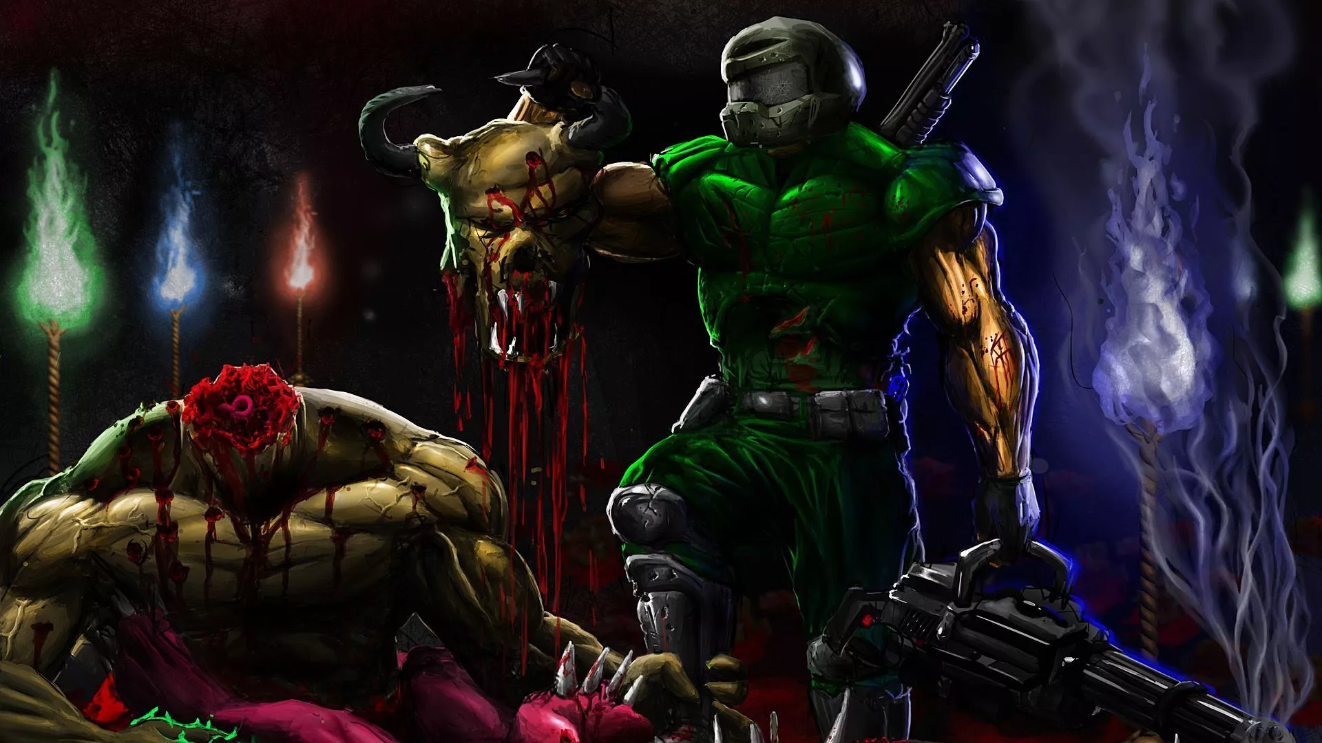 Brutal Doom wallpaper for desktop