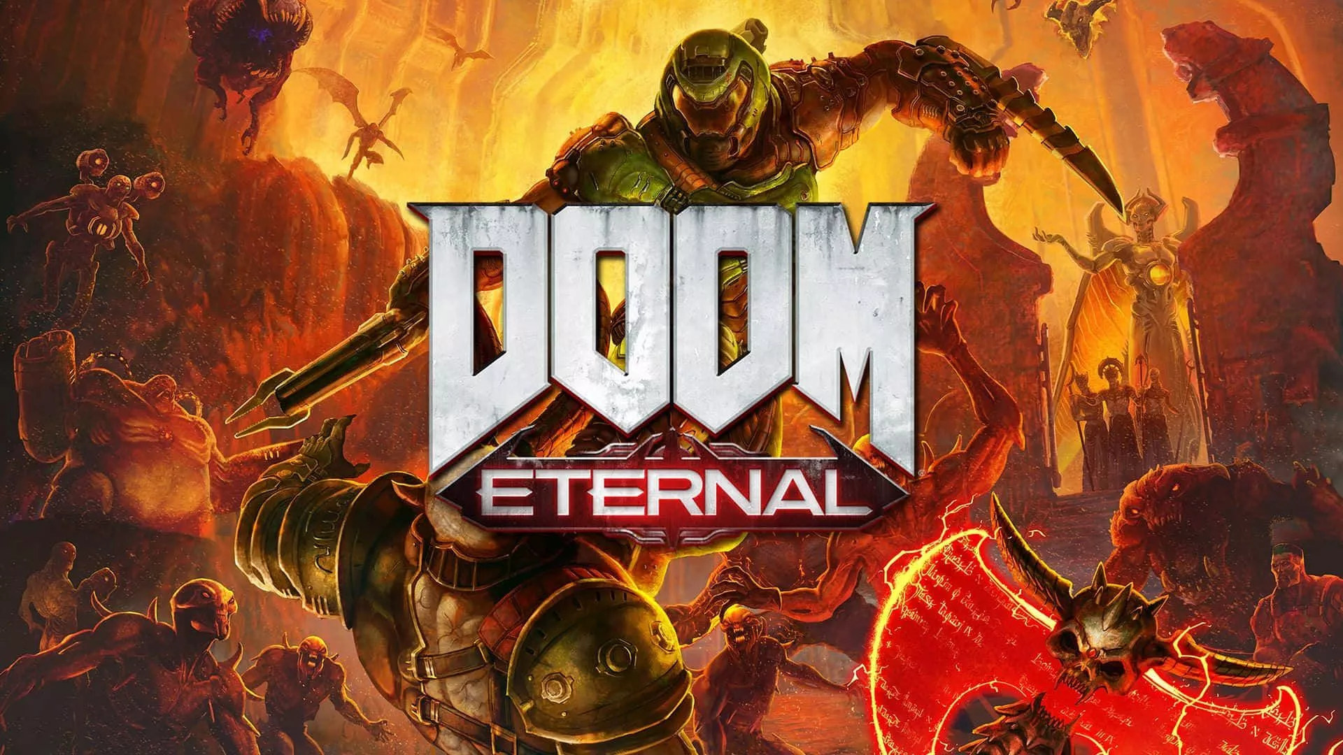 Doom Eternal Background. Wallpaper