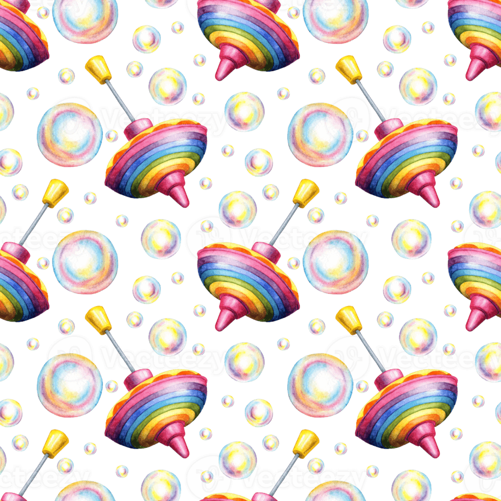 Watercolor illustration pattern