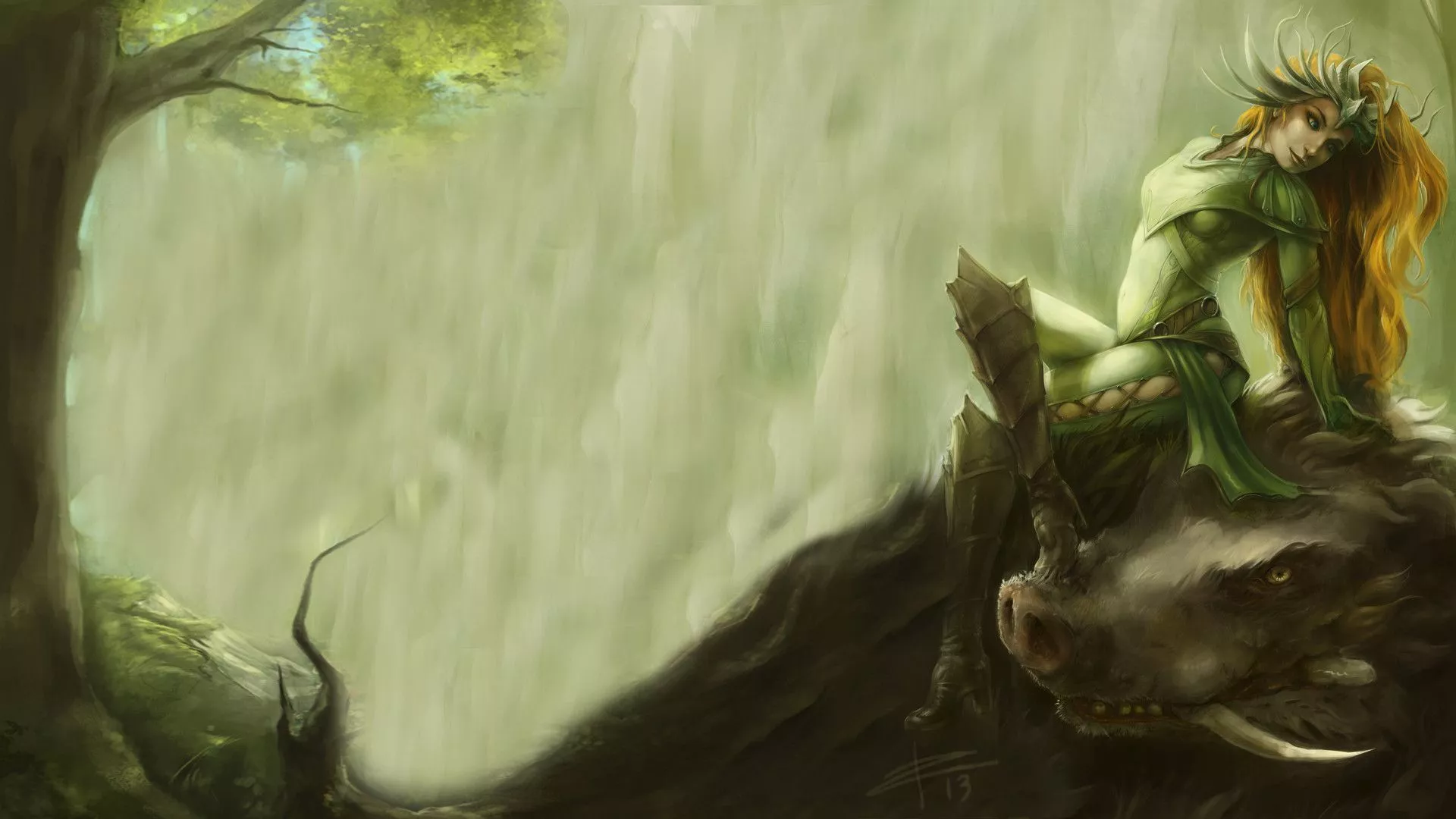 Download Artemis (Smite) wallpaper