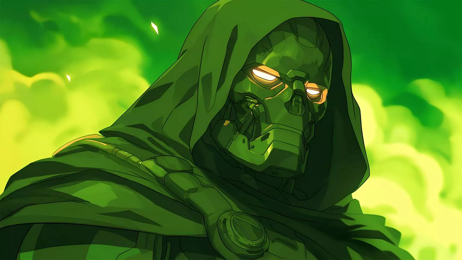 Doctor Doom Blurred Background Desktop