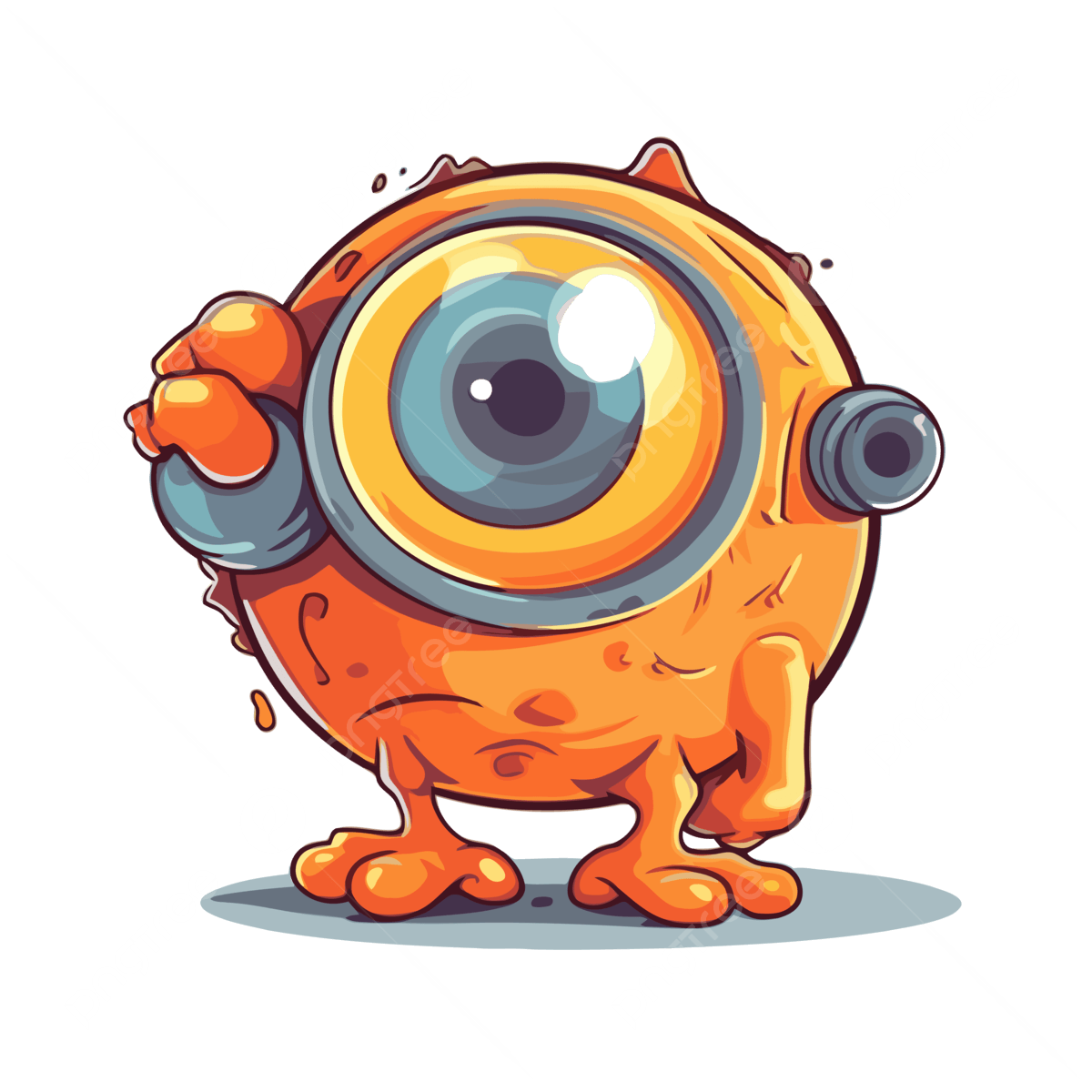 Cyclops Clipart Cartoon Character