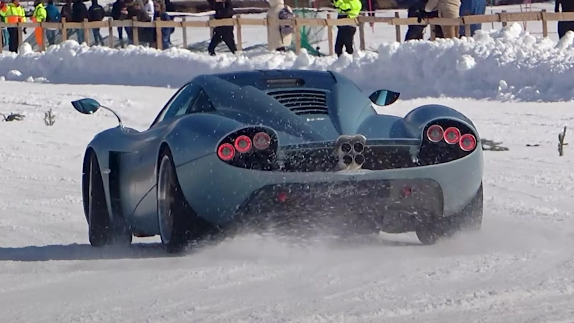 Pagani Huayra Codalunga Goes Drifting