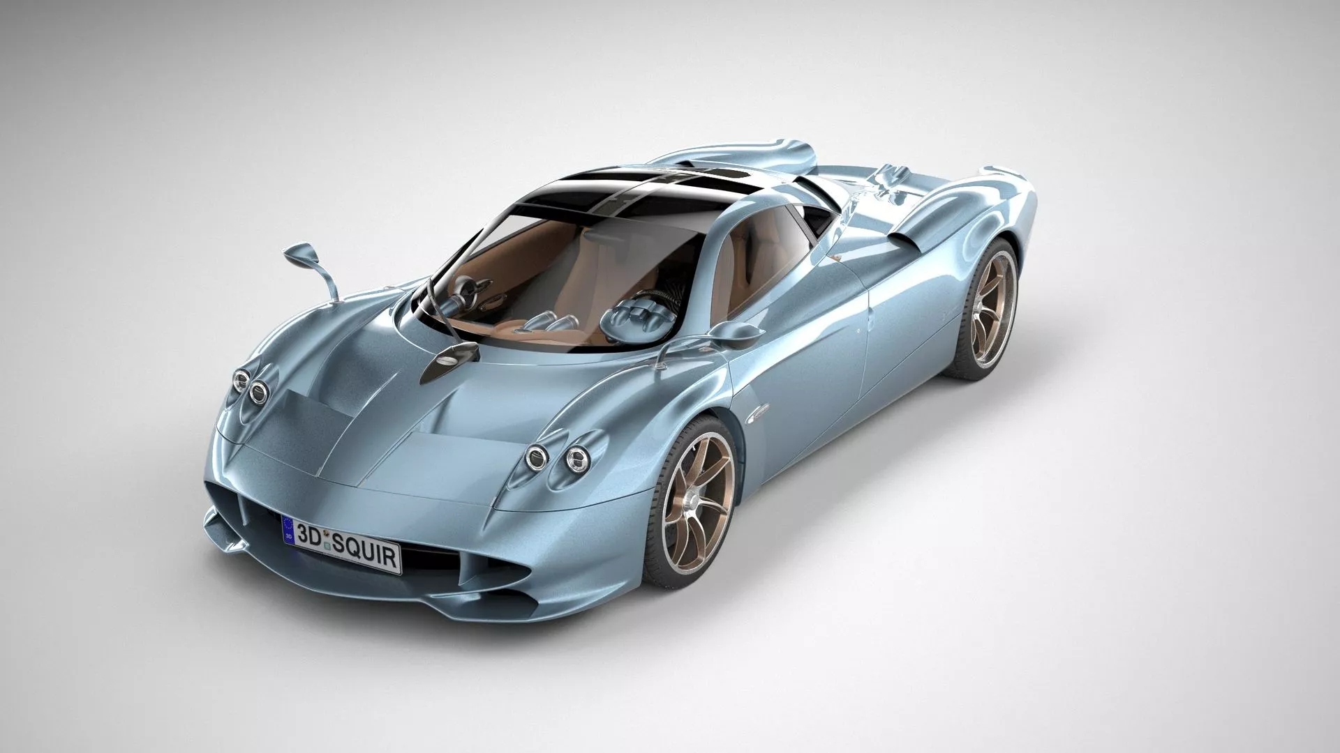 3D Pagani Huayra Codalunga 2023 Model