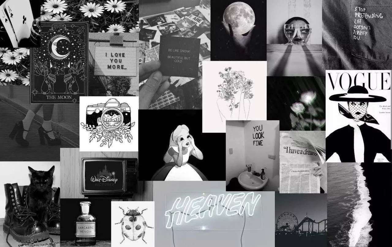 Download Aesthetic Black And White