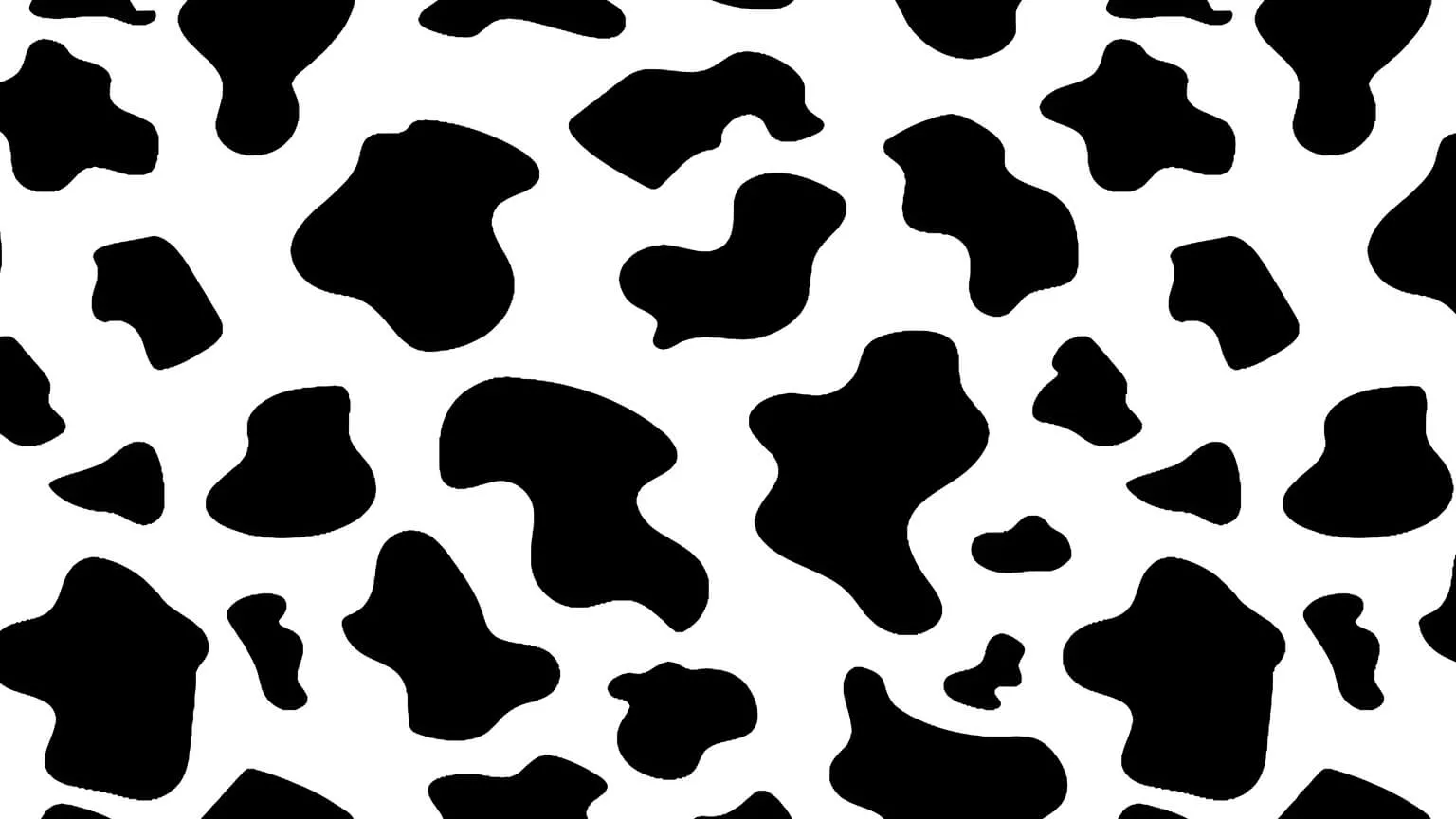Cow Black White Pattern Desktop Wallpaper Download 4K