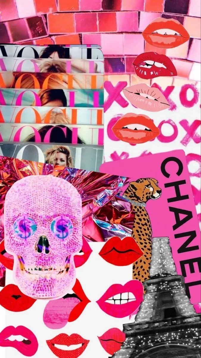 preppy pink wallpaper