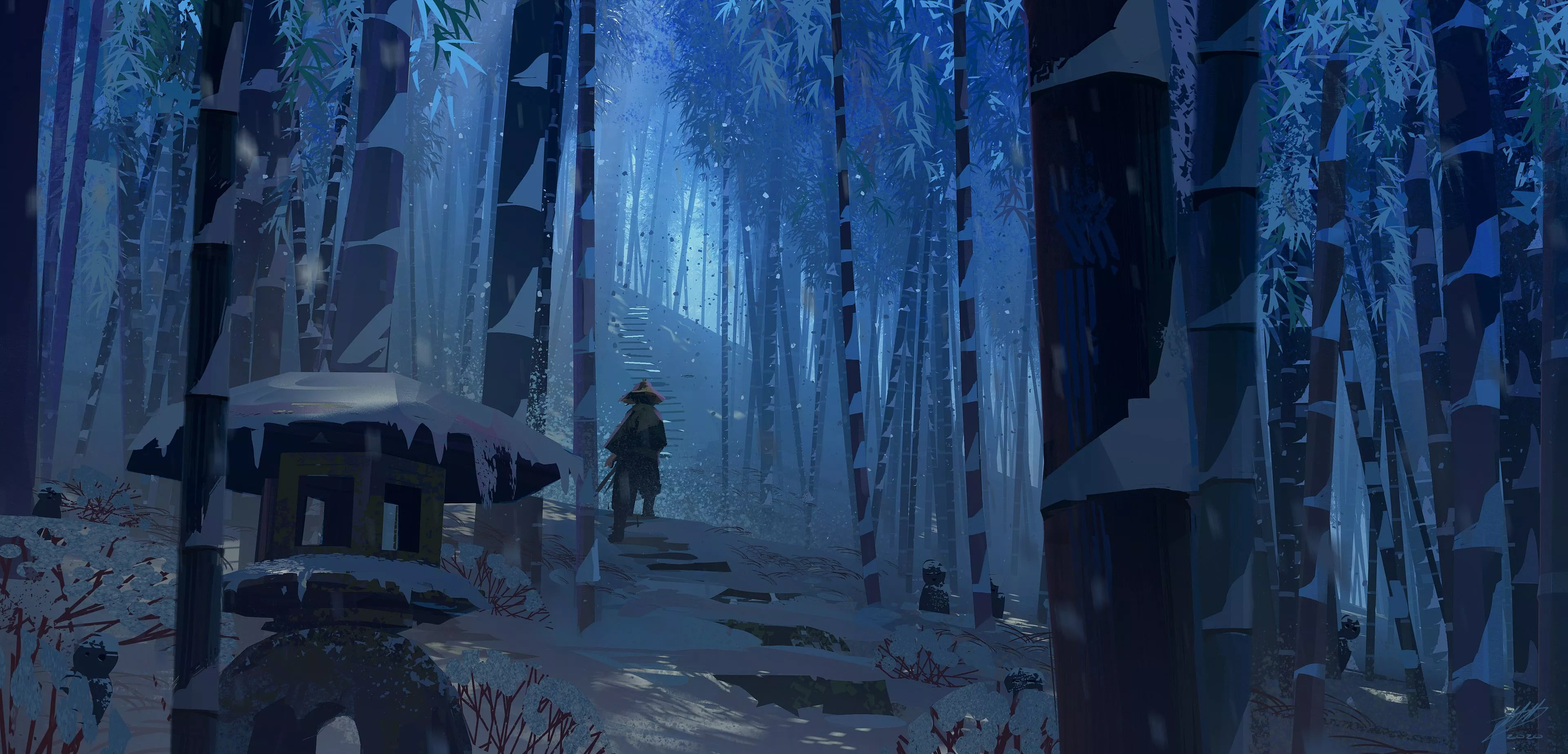 Mike McCain Art Eye Samurai