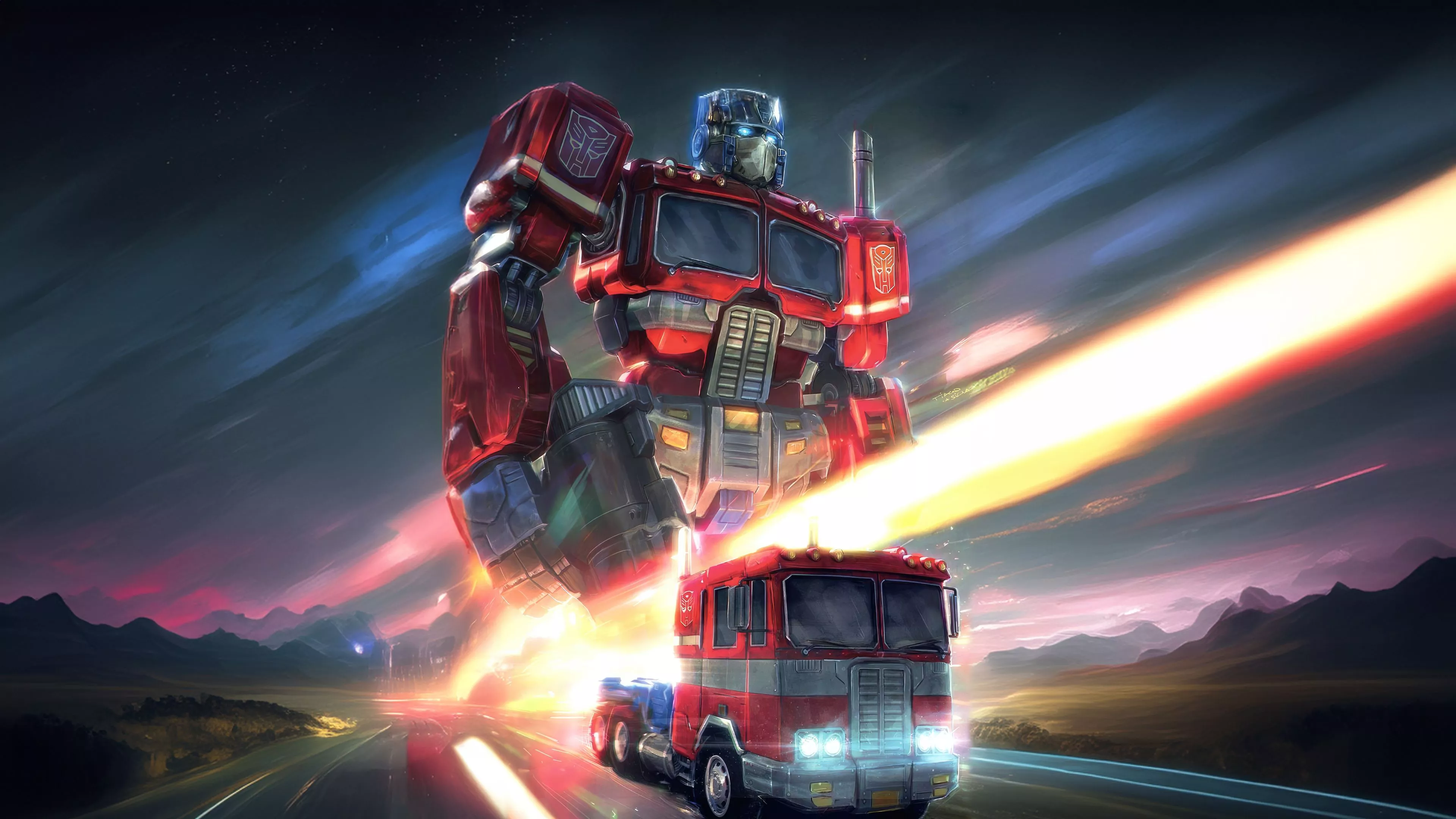 Transformers Optimus Prime 4k Artwork