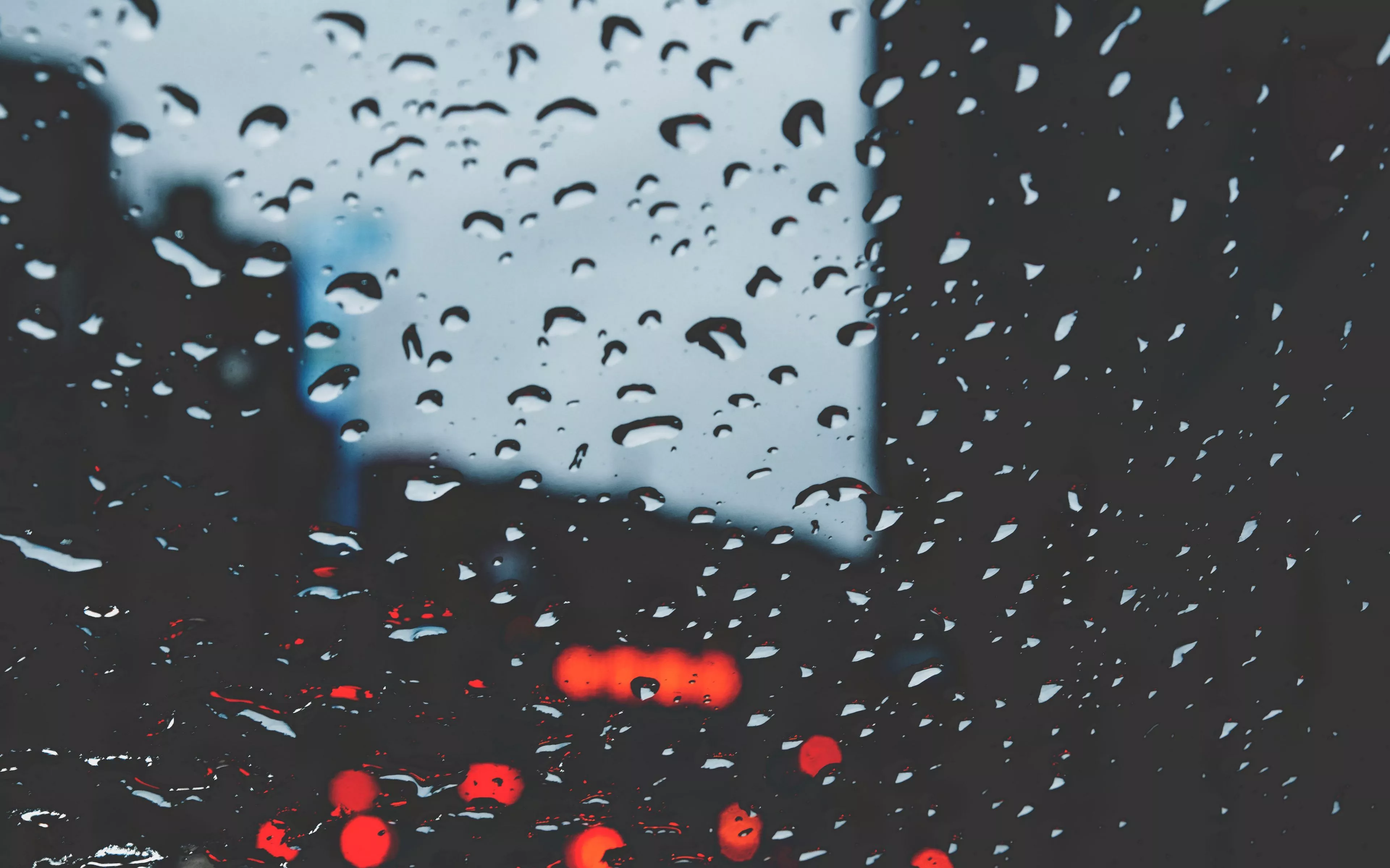 wallpaper 3840x2400 glass, drops