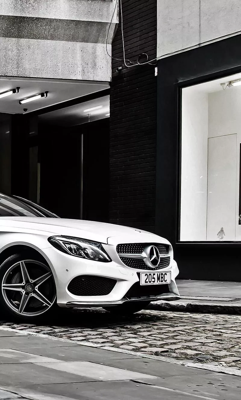 Mercedes C200, HD phone wallpaper