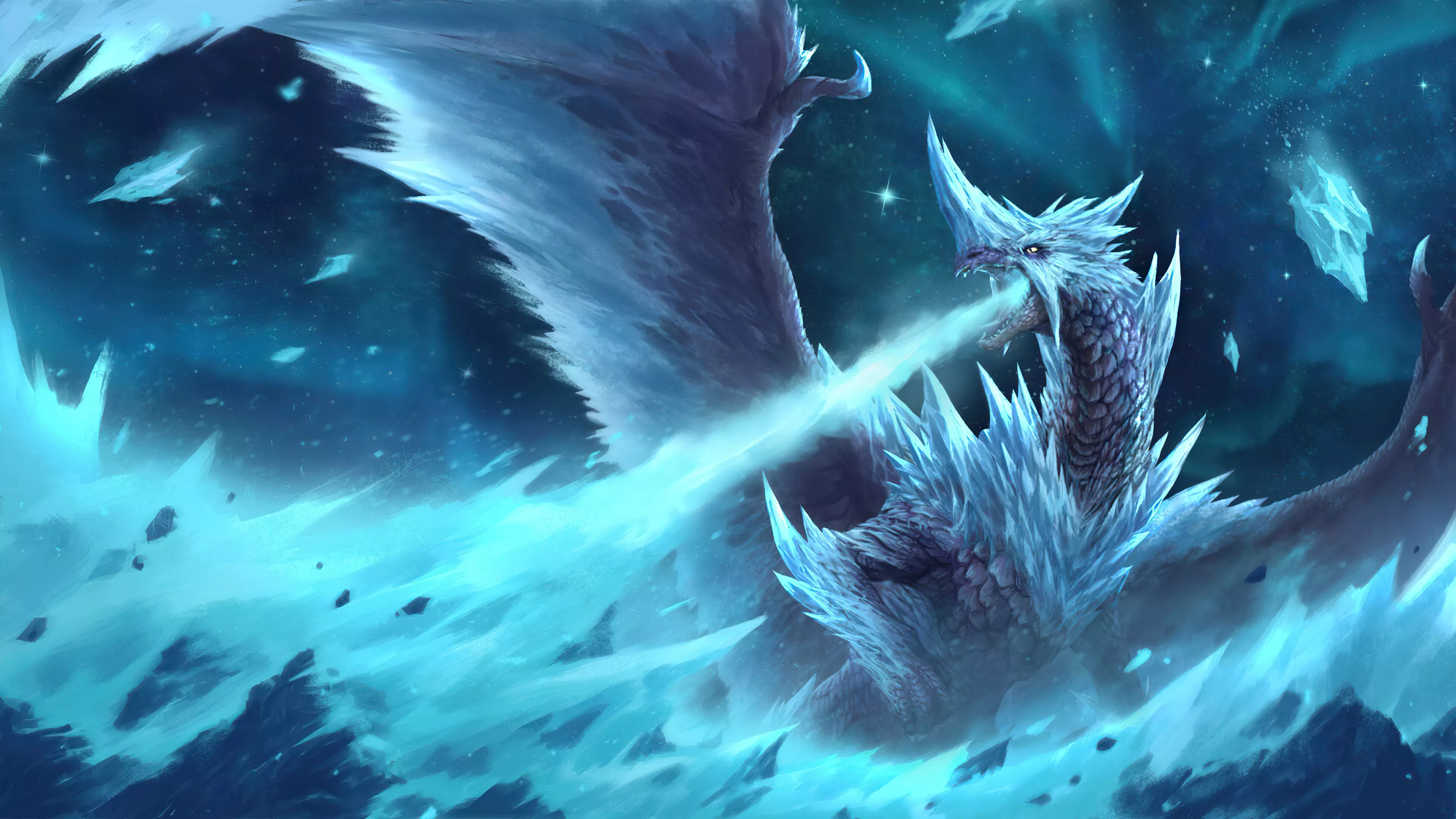 Ice Dragon Wallpaper