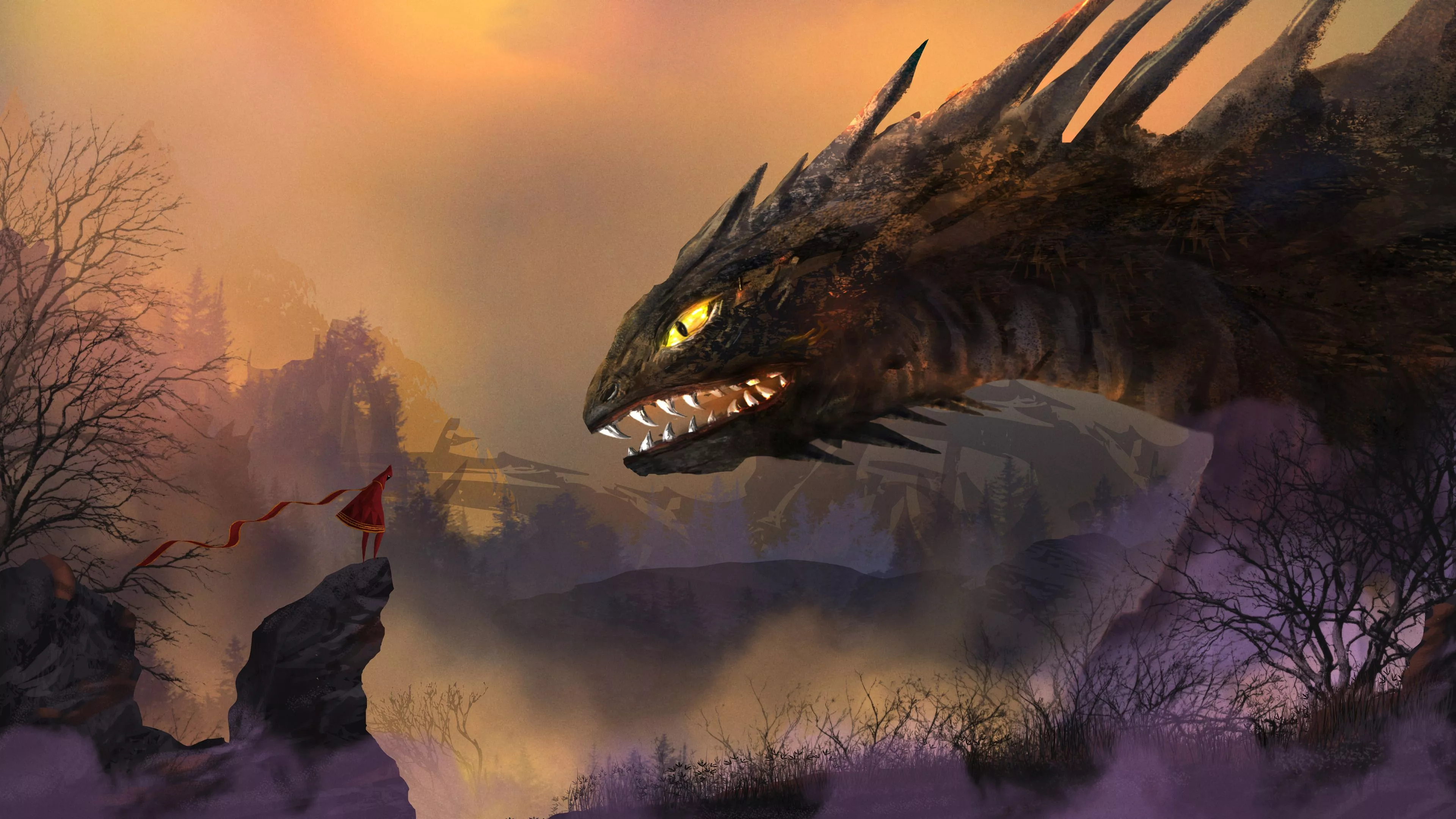 Dragon Slave 4k 4k Wallpaper