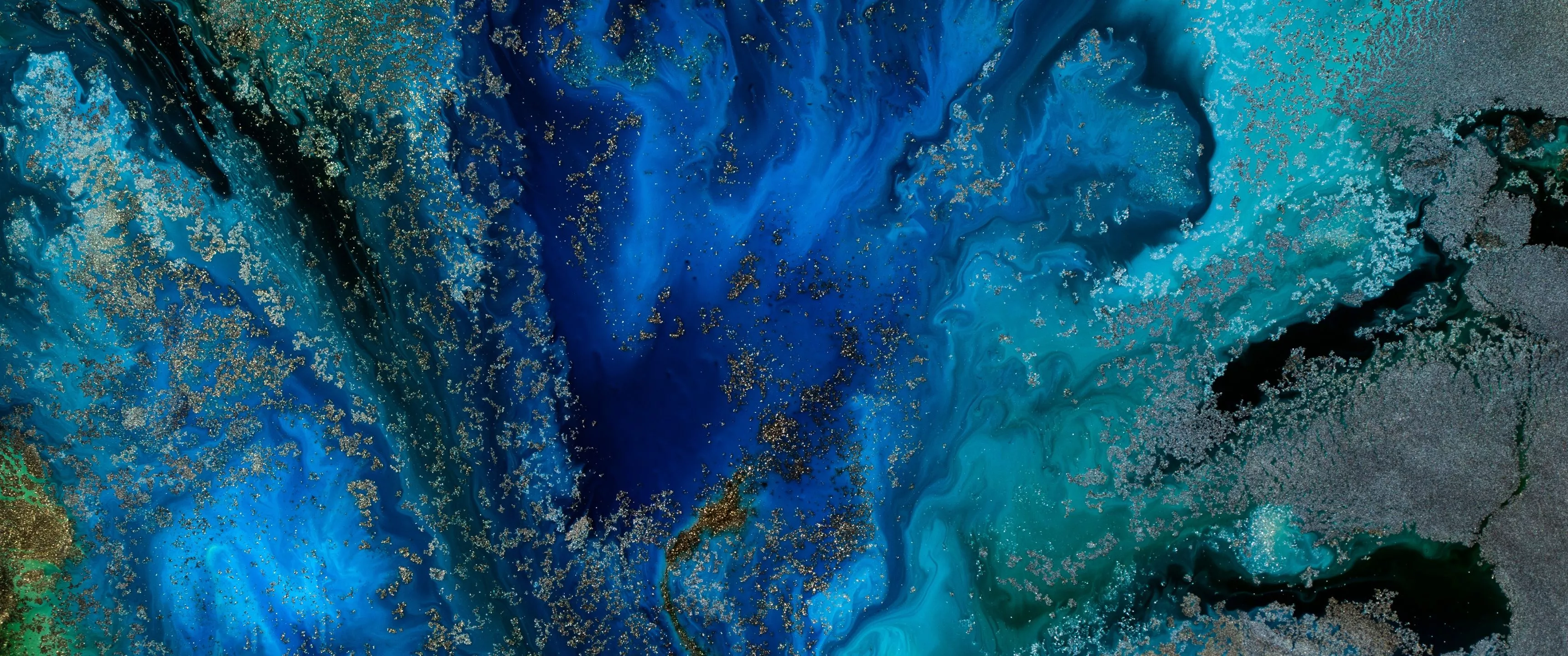 Wallpaper 4K, Ink art, Macro, Patterns