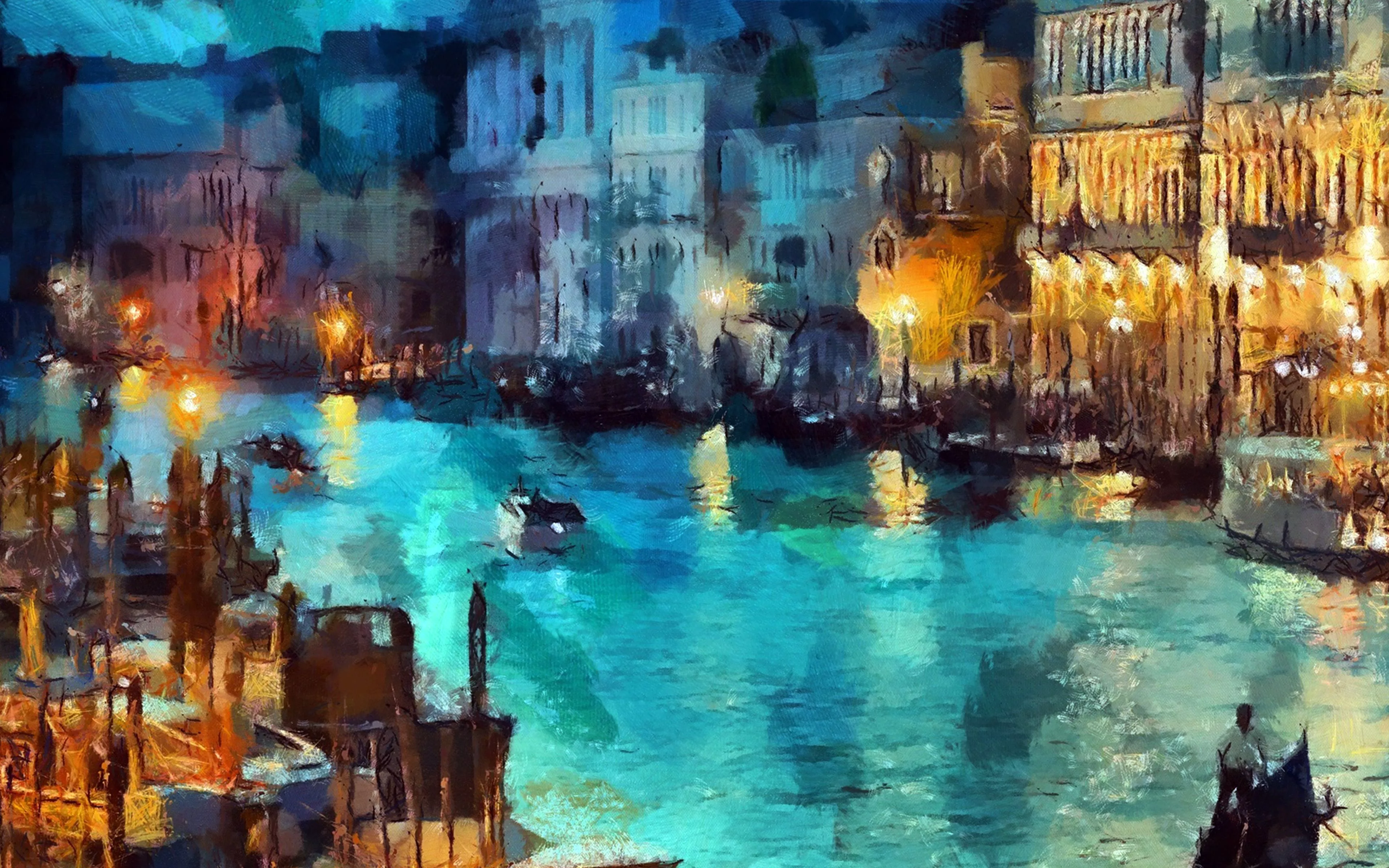 Art Classic Painting Water Lake