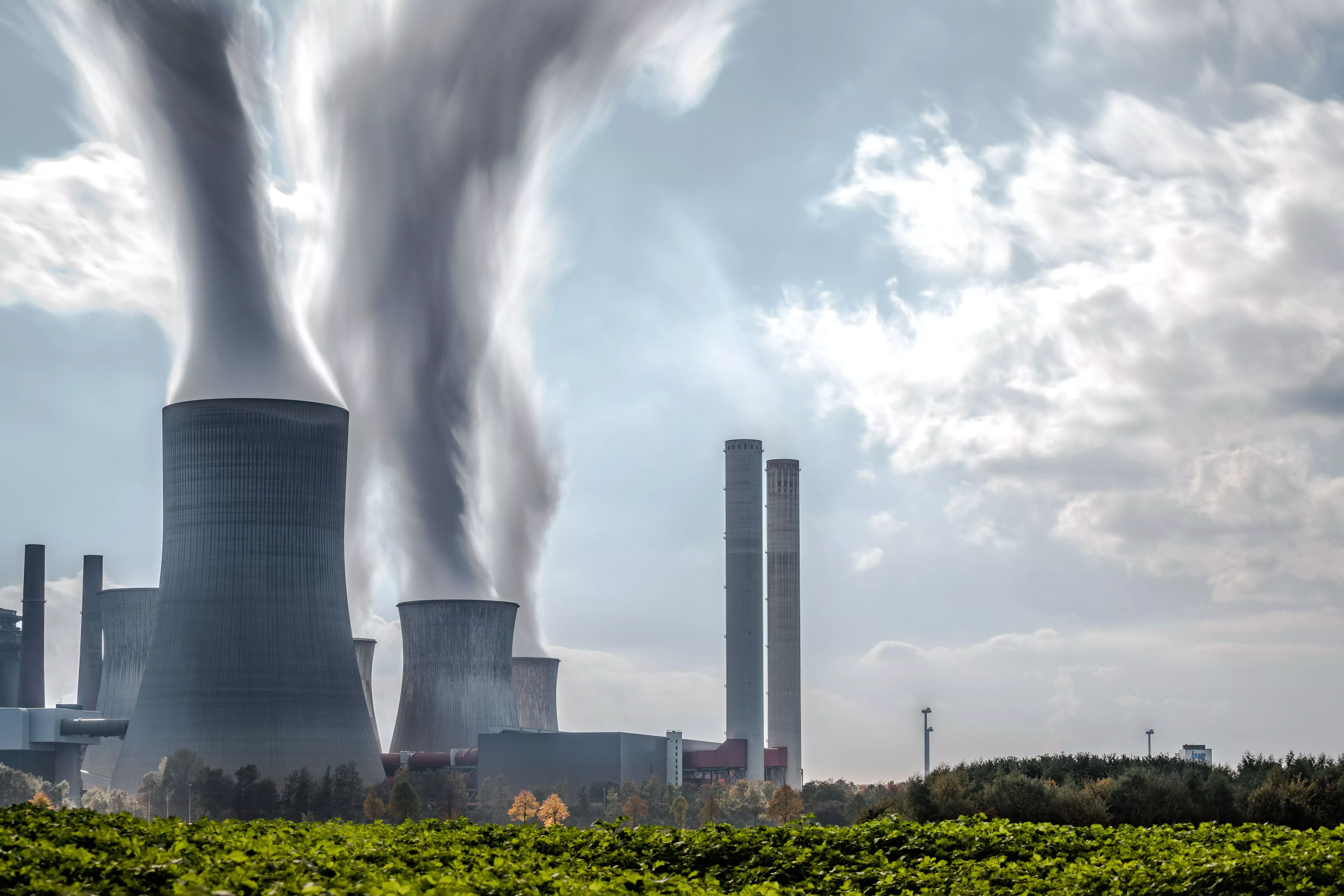 Power Plant 4k Ultra HD Wallpaper