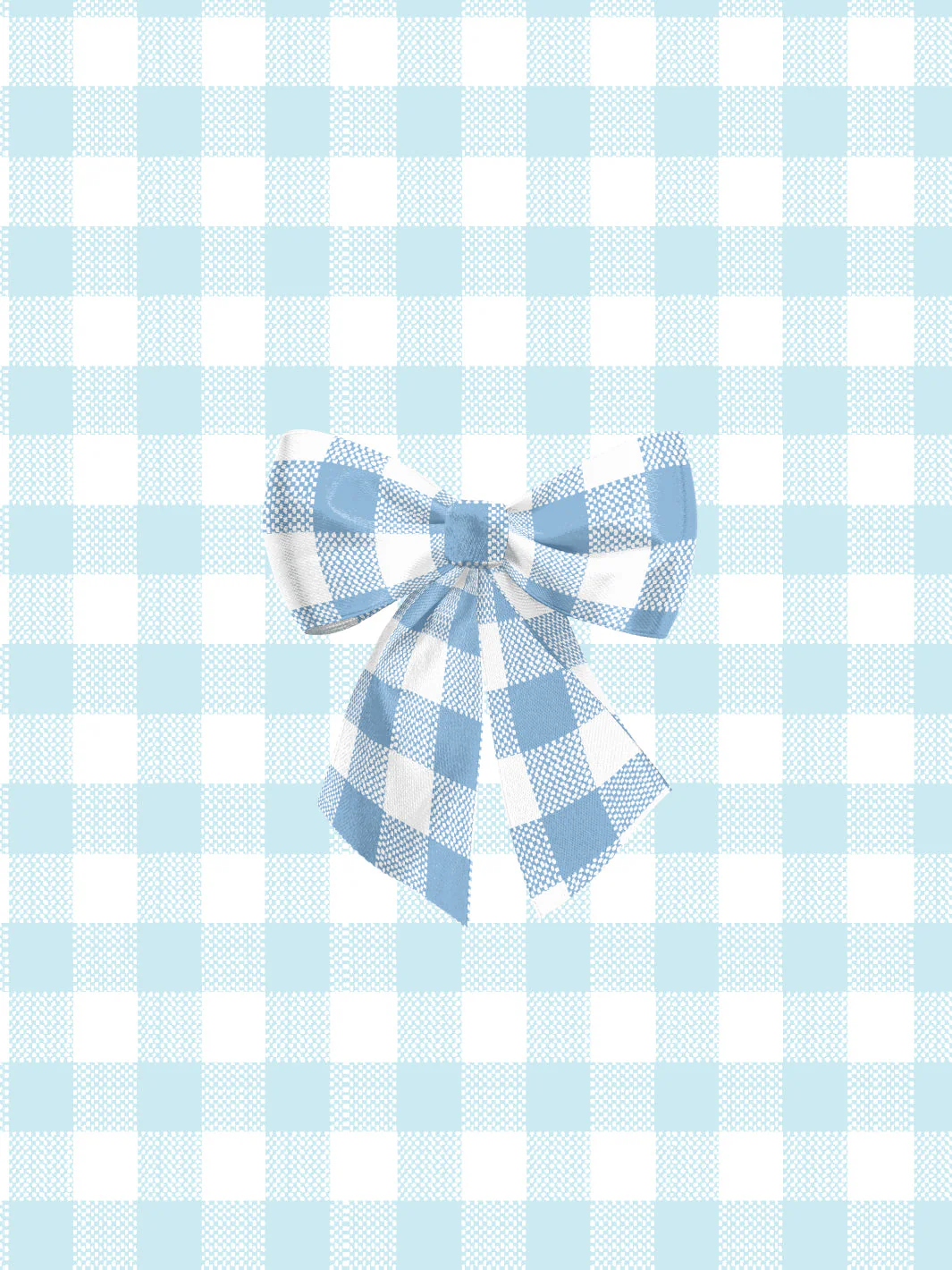 Barbie™ Gingham Bow' Wallpaper