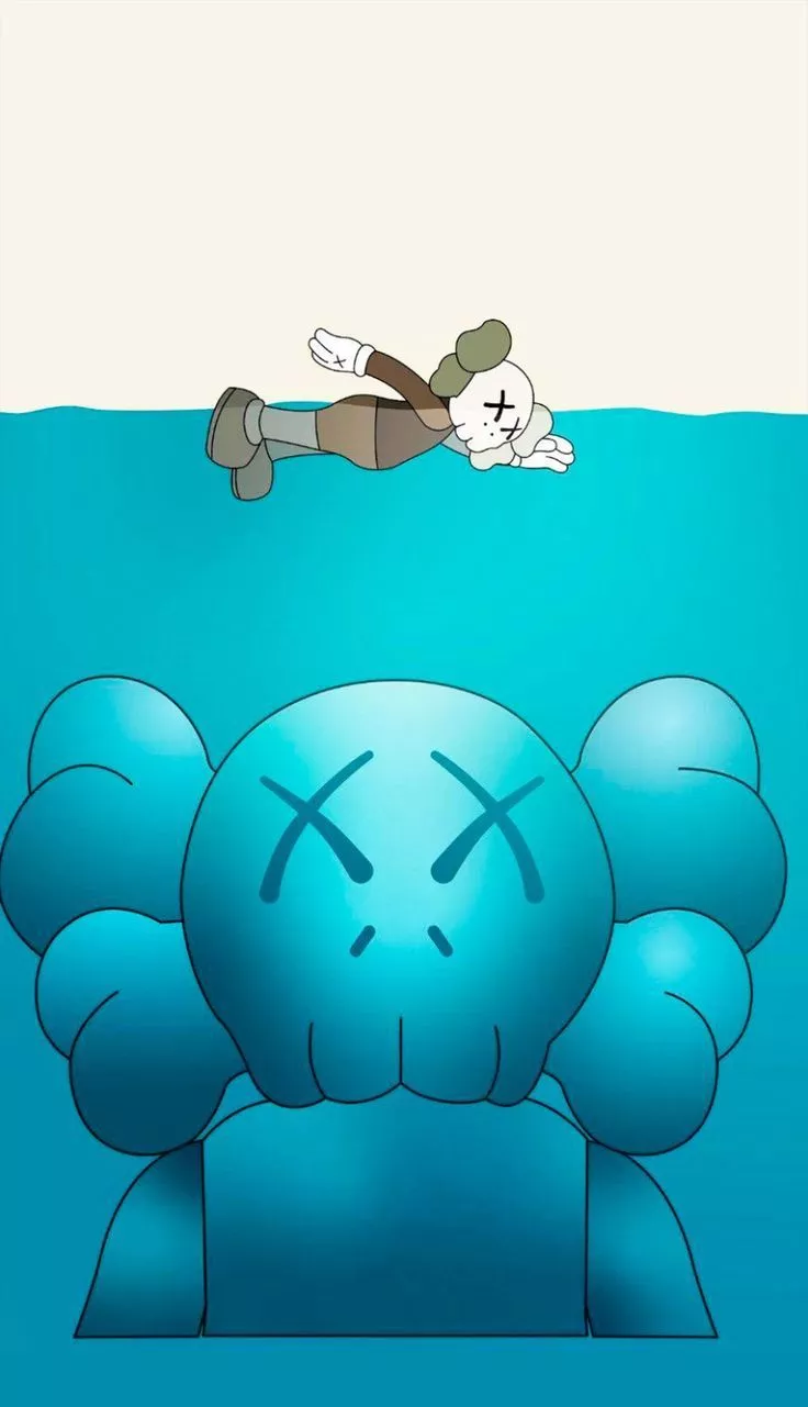 Kaws Epic iPhone 4K Wallpaper