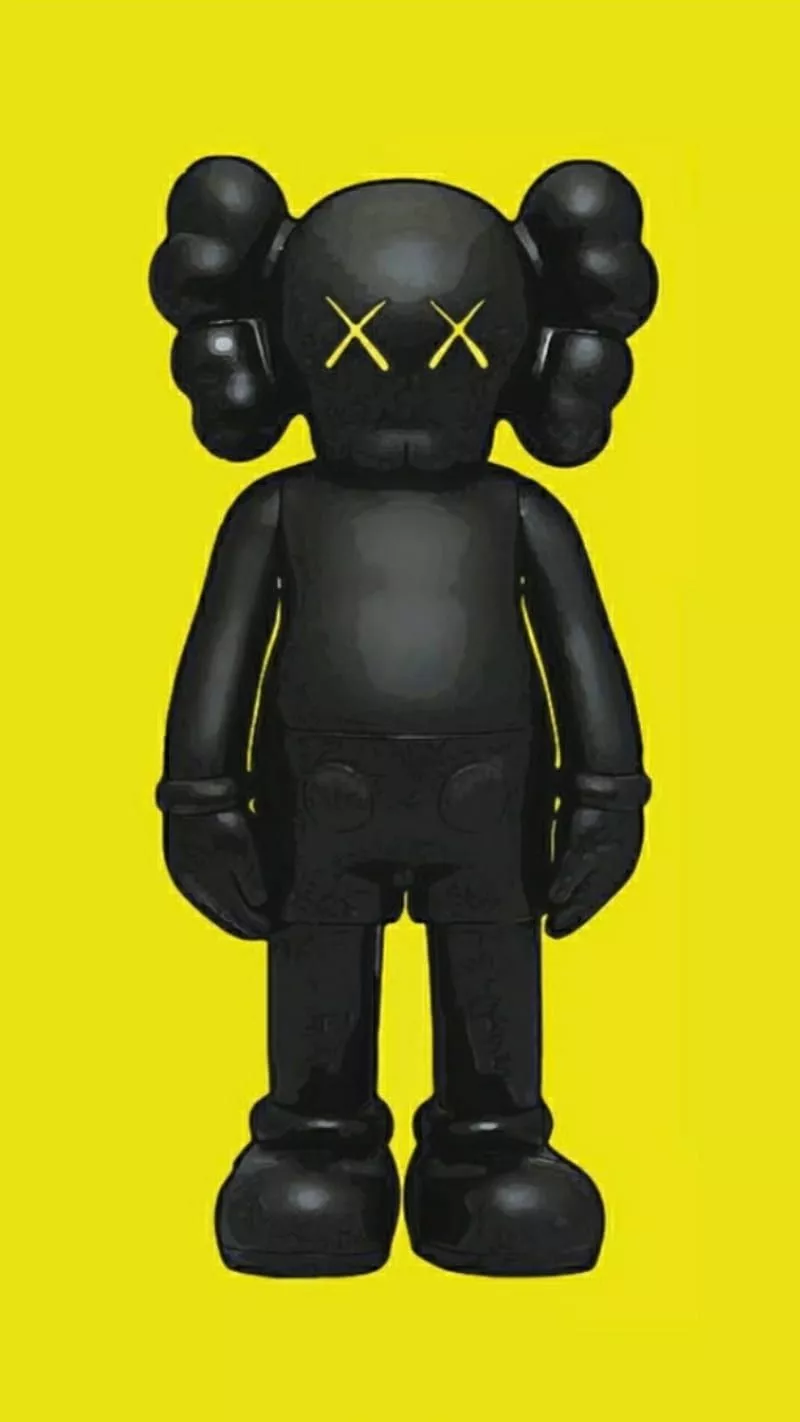Kaws, black, cool, hypebeast, supreme