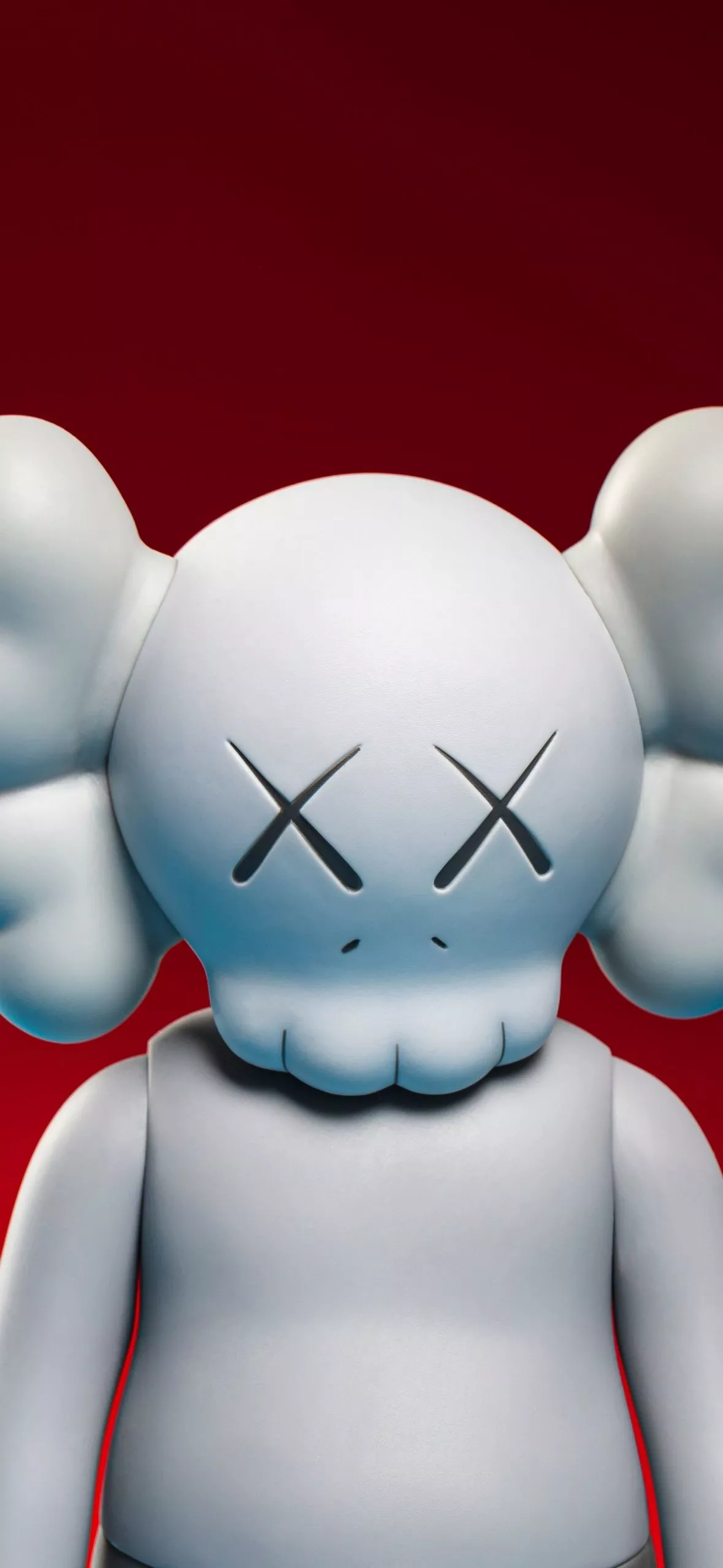 Kaws Companion Wallpaper 4K, Red