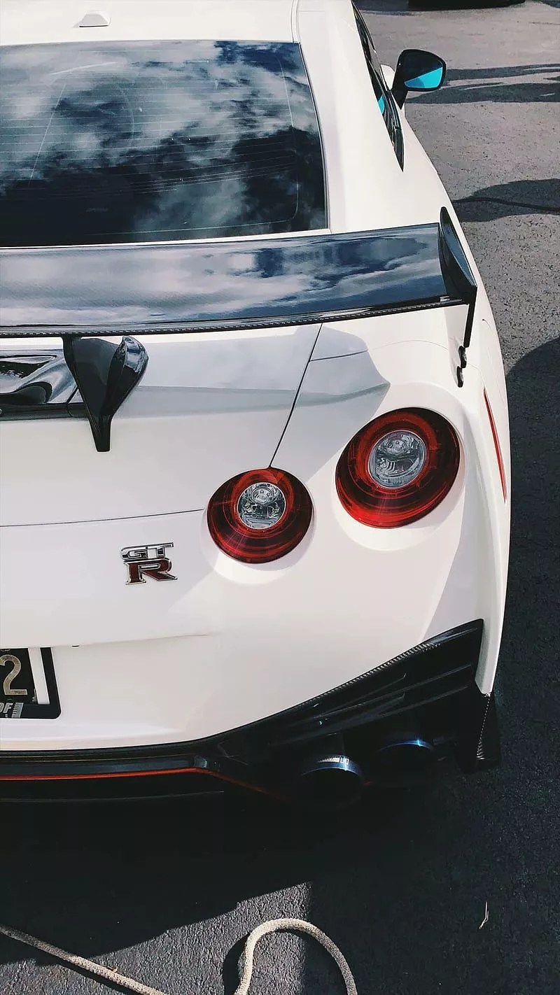 GTR Nismo, nissan, white, car, supercar