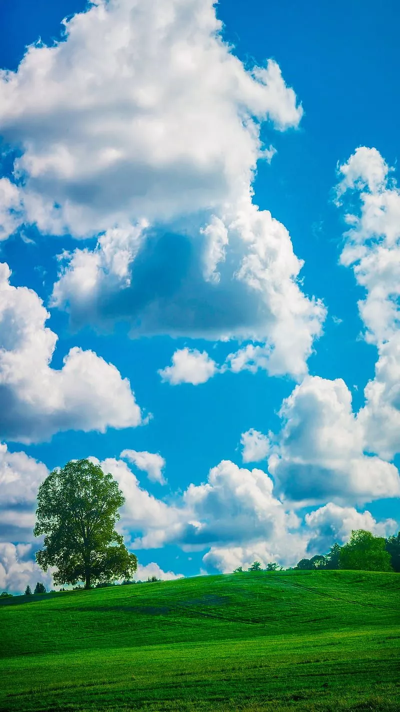 HD weather, hills wallpaper