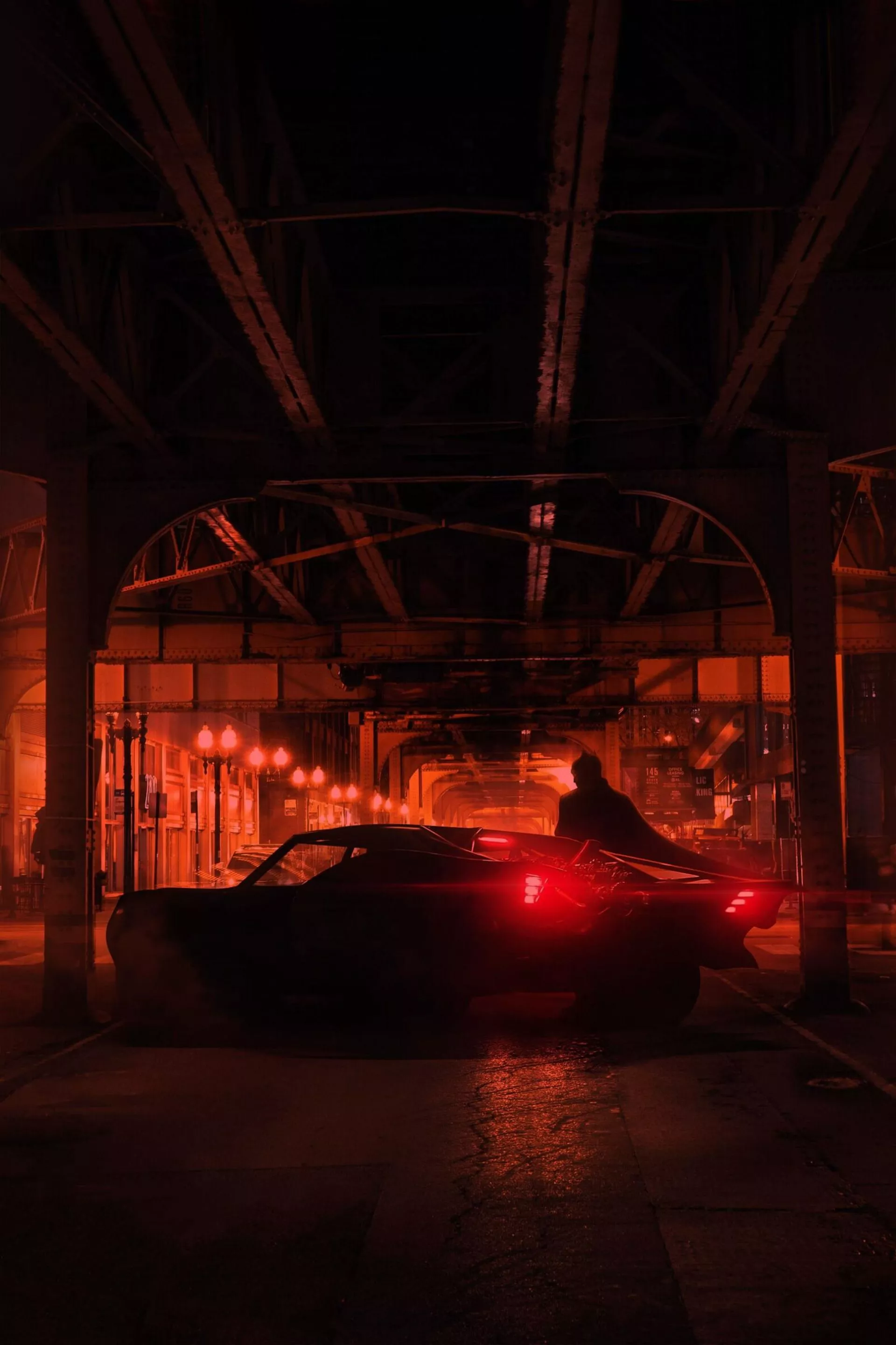 The Batman Red Wallpaper, HD Movies 4K