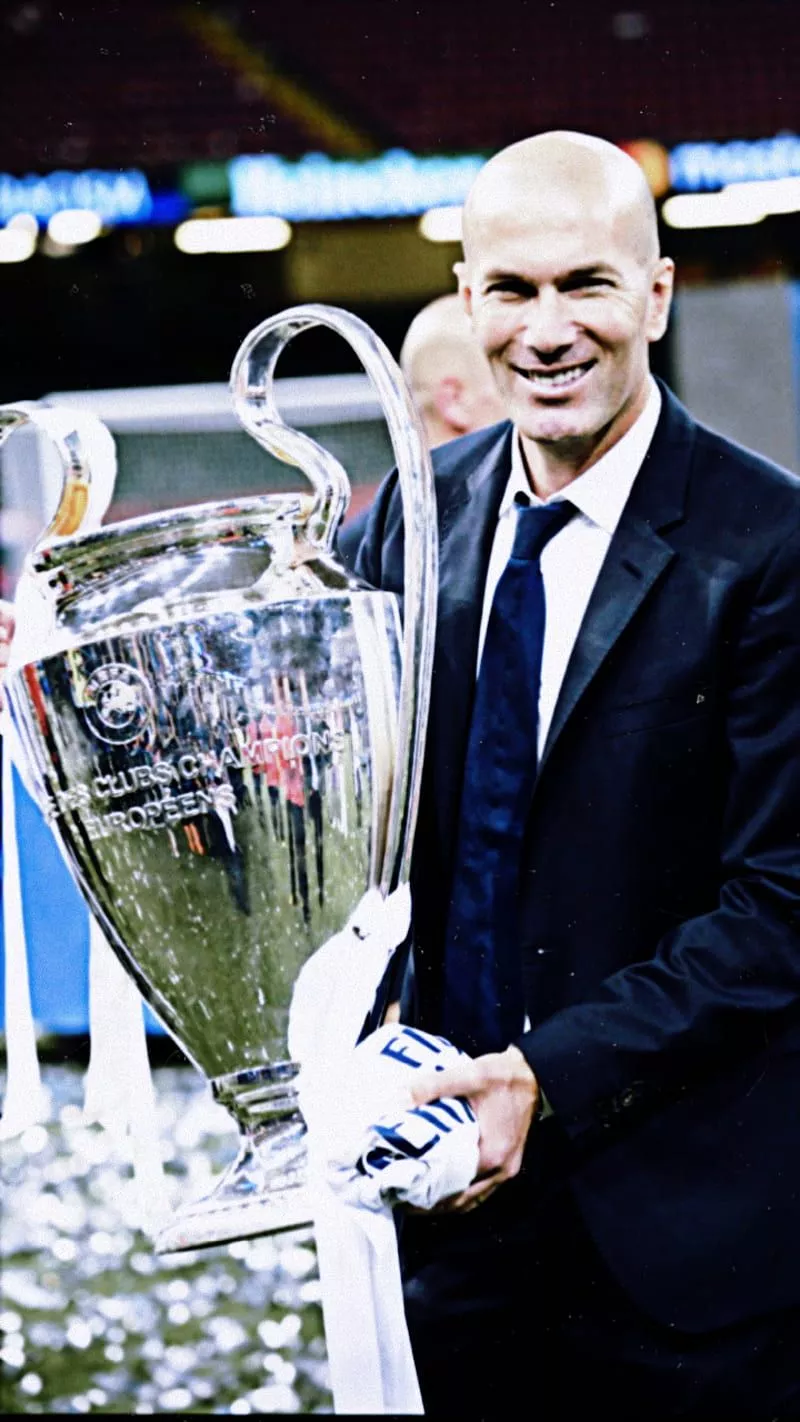 Zinedine Zidane, madrid, HD phone
