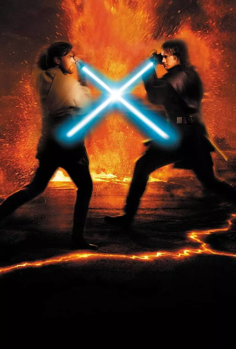 Obi wan vs anakin, anakin, darth vader