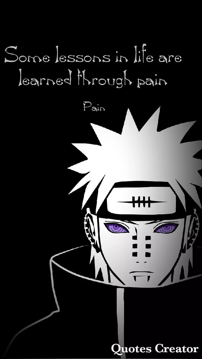 Some lessons, naruto, pain, HD phone