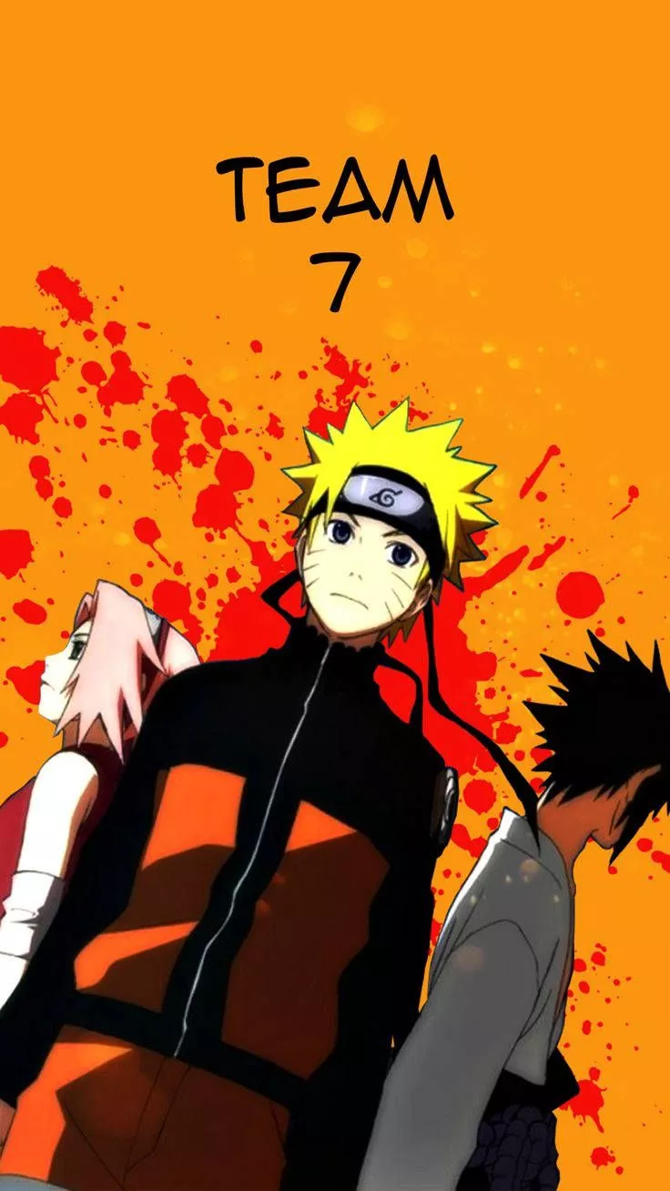 Team 7 Naruto iPhone HD Wallpaper