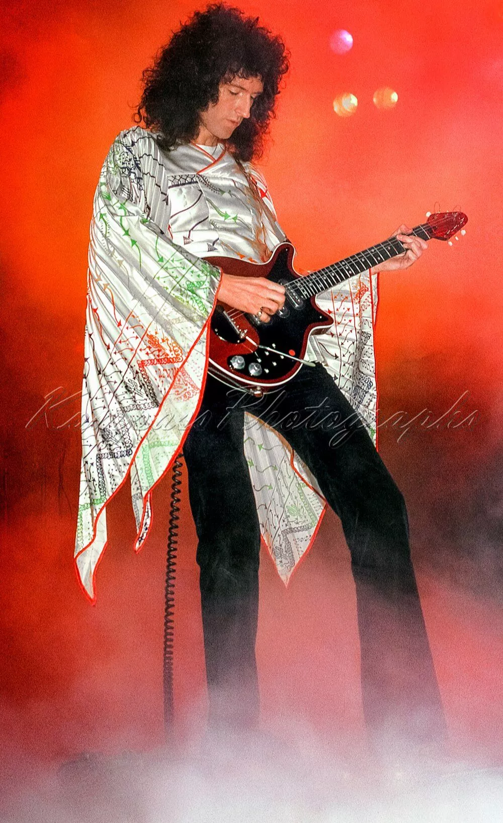 Brian May 1977 1 11x17 Signed Print
