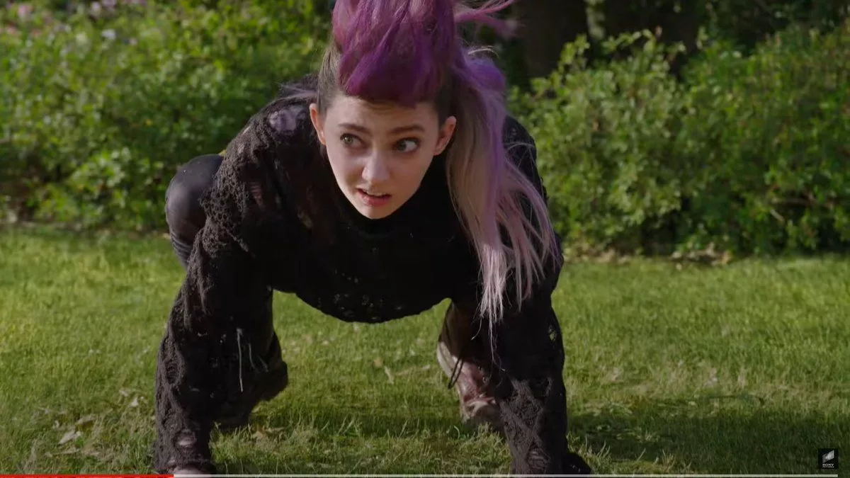 Tanya Reynolds as a humanized porcupine