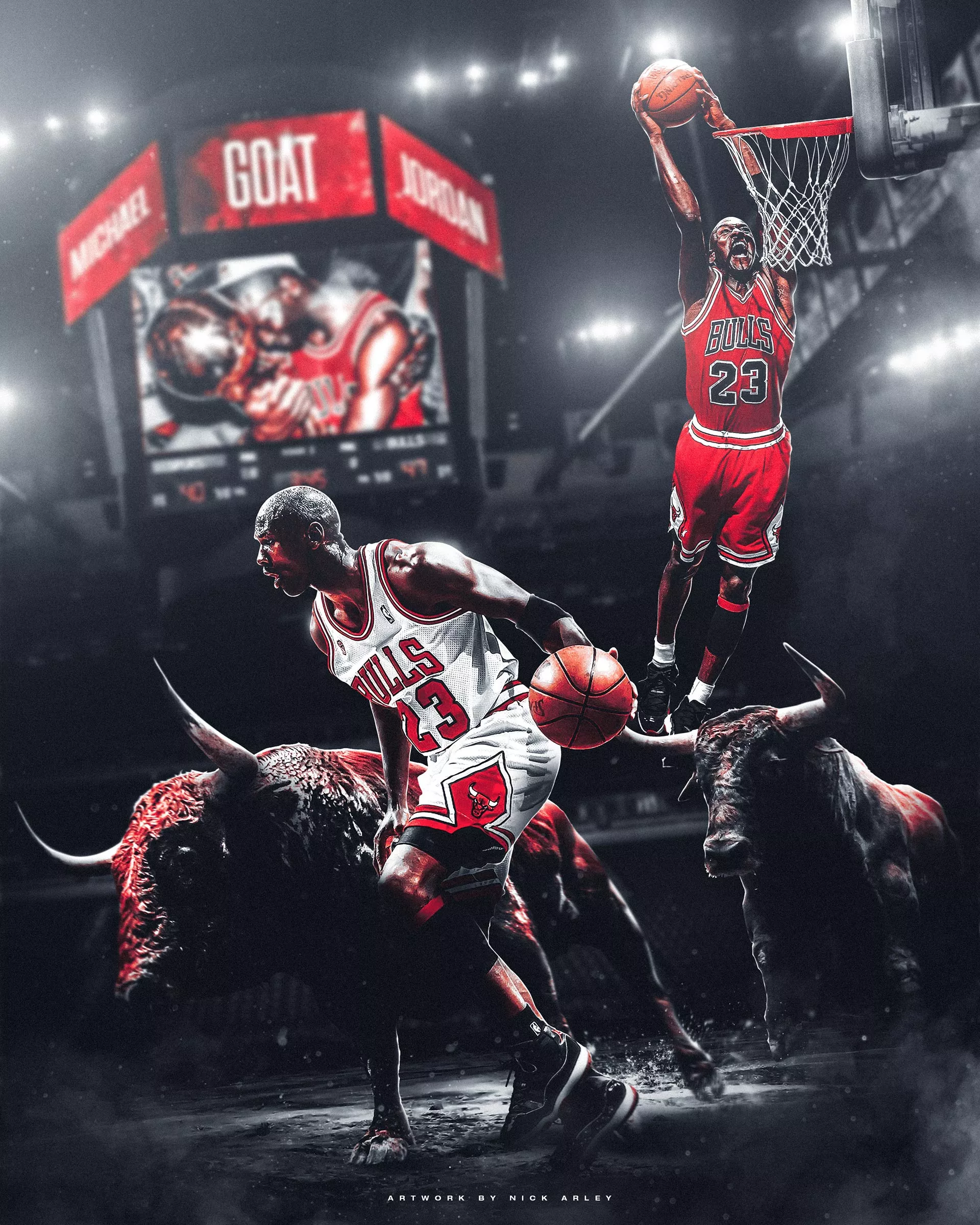 Michael Jordan iPhone Edit Wallpaper