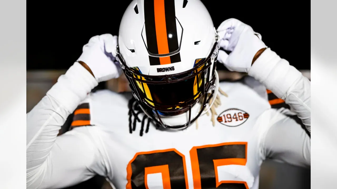 Cleveland Browns unveil new white