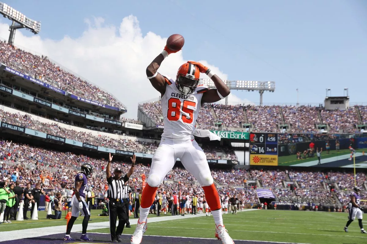 Cleveland Browns TE David Njoku is