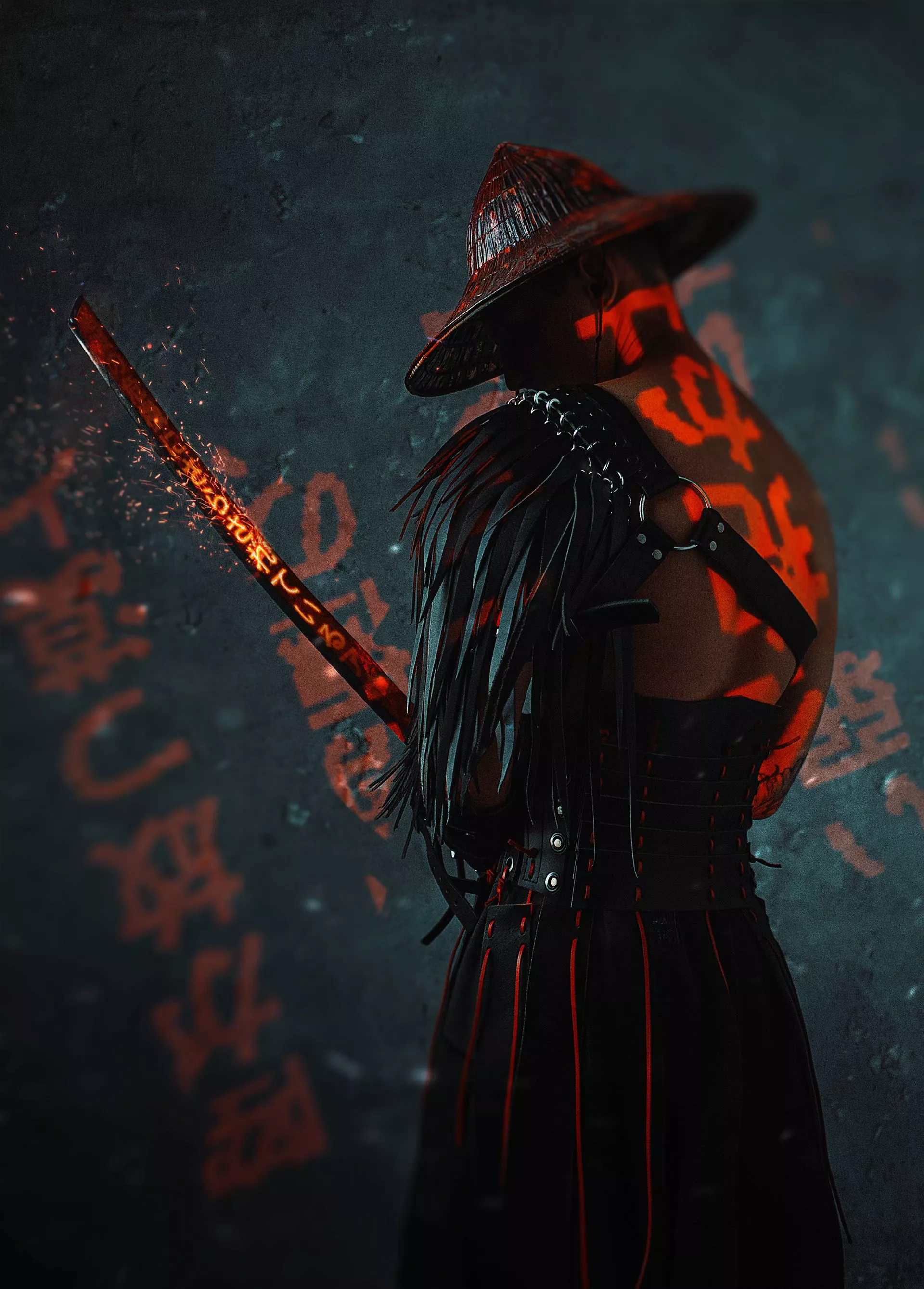 CYBER SAMURAI. Image - Behance