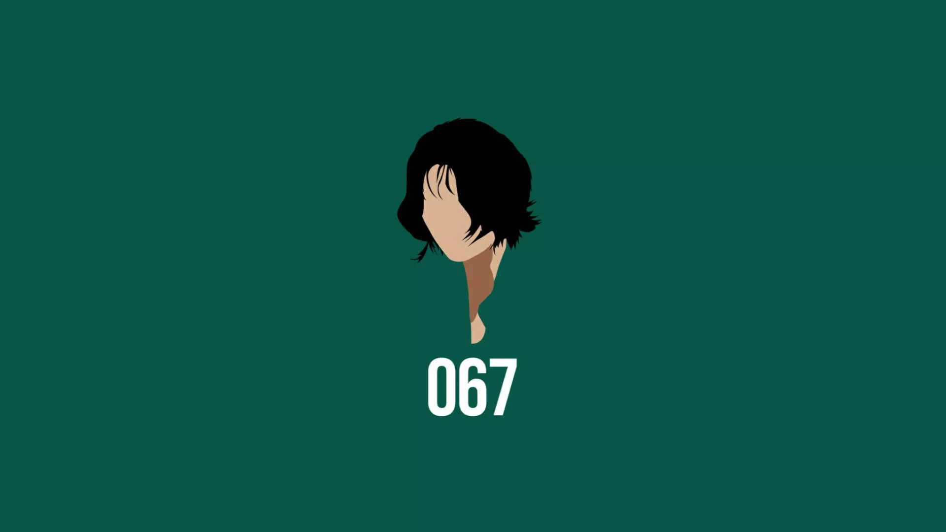 Player 067 Squid Game Wallpaper