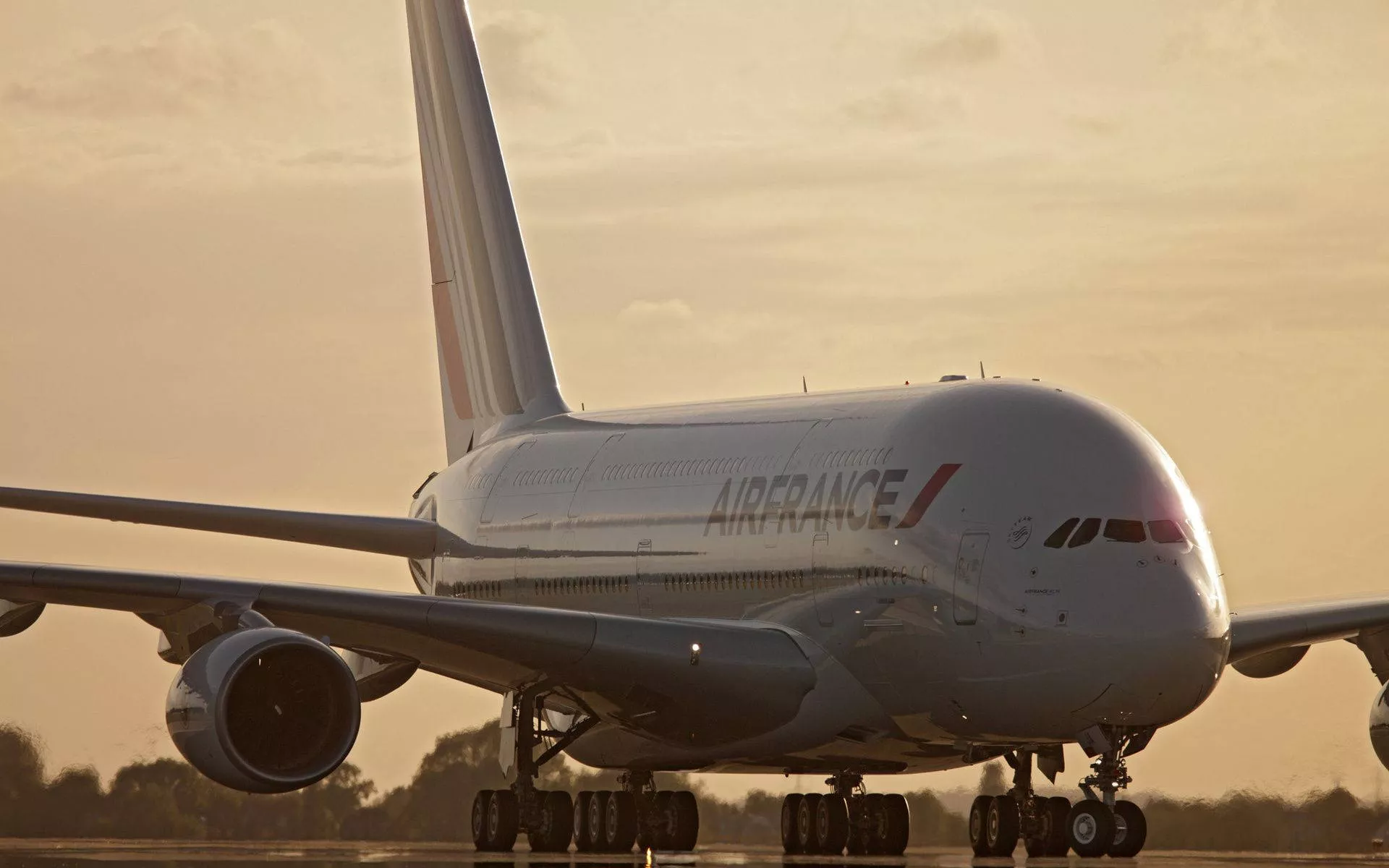 Air France Air Carrier Airbus A380 At