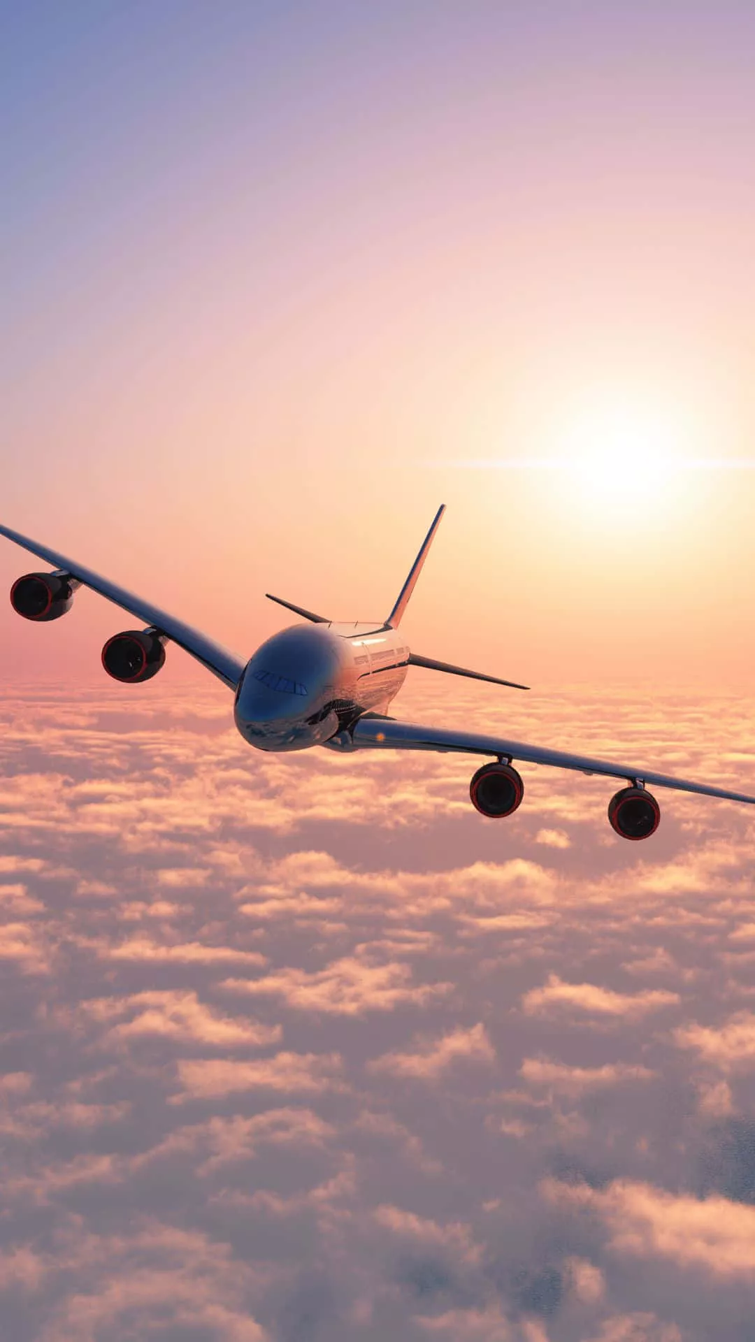 Sunset Sky Portrait Background