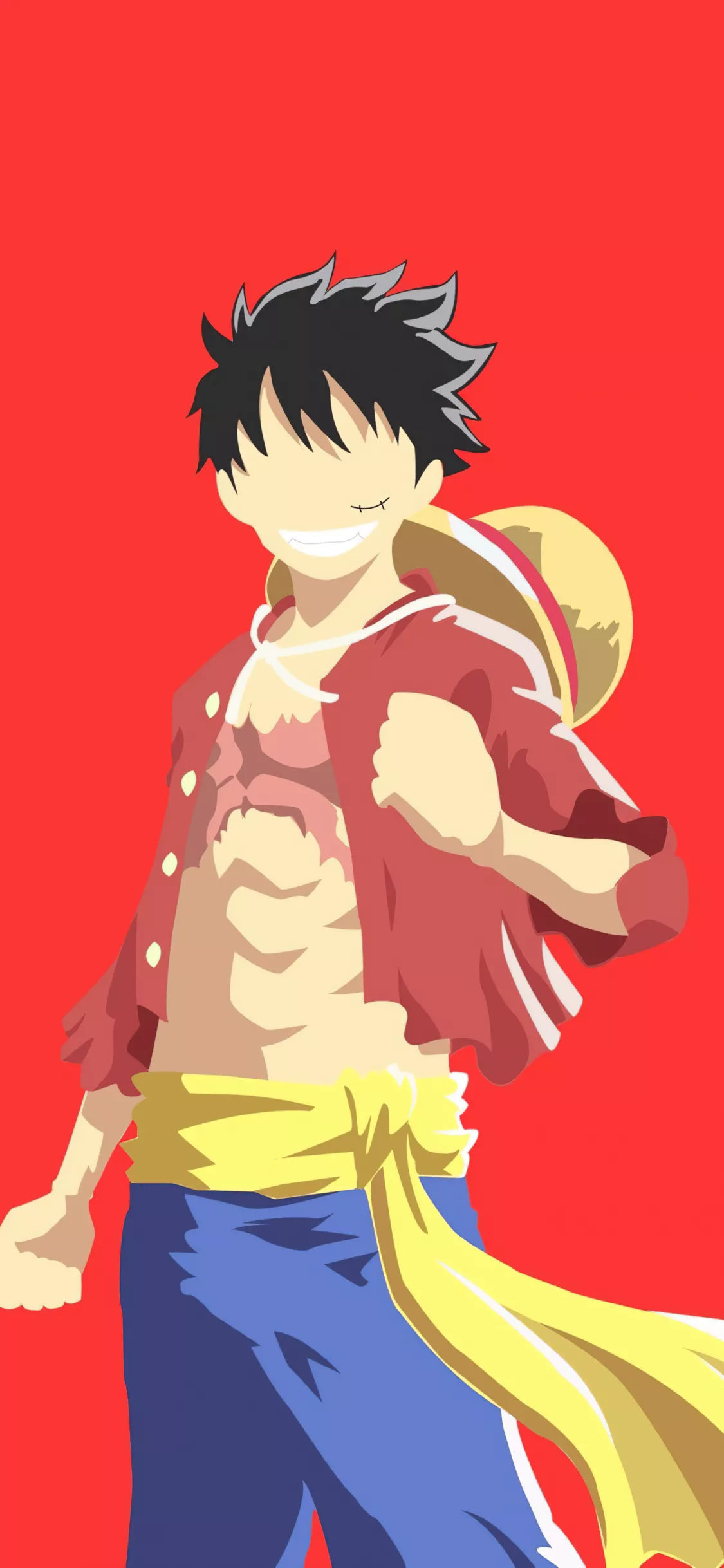 Luffy Wallpaper 4K, Minimalist