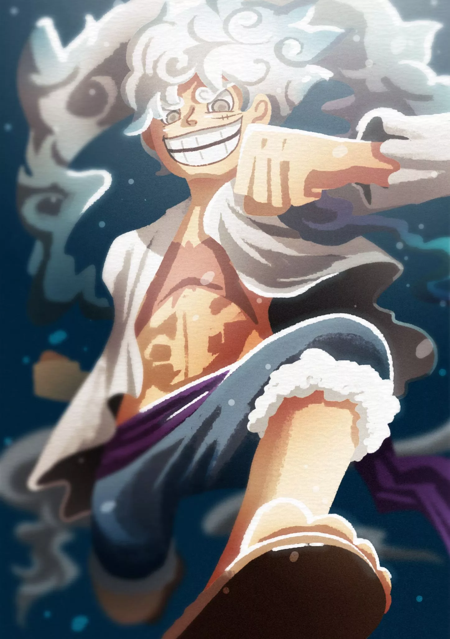 Monkey D. Luffy Anime One Piece Art