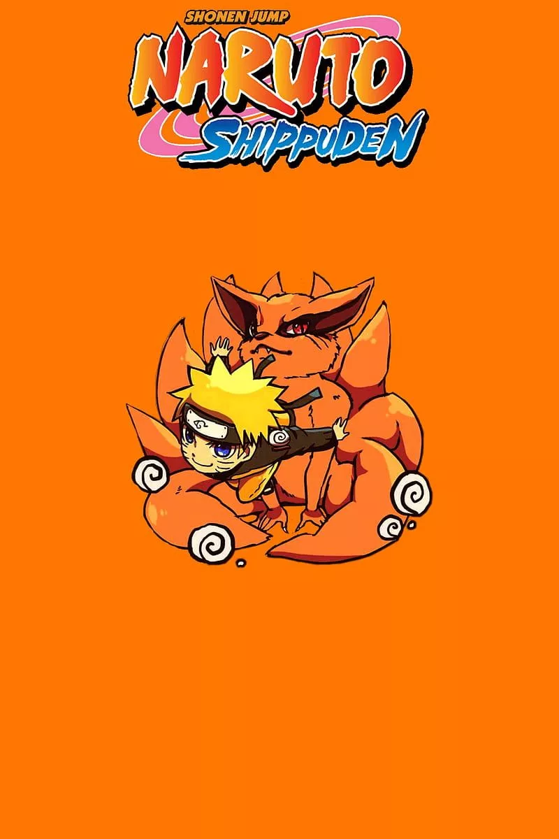 cute, kurama, naruto uzumaki, orange