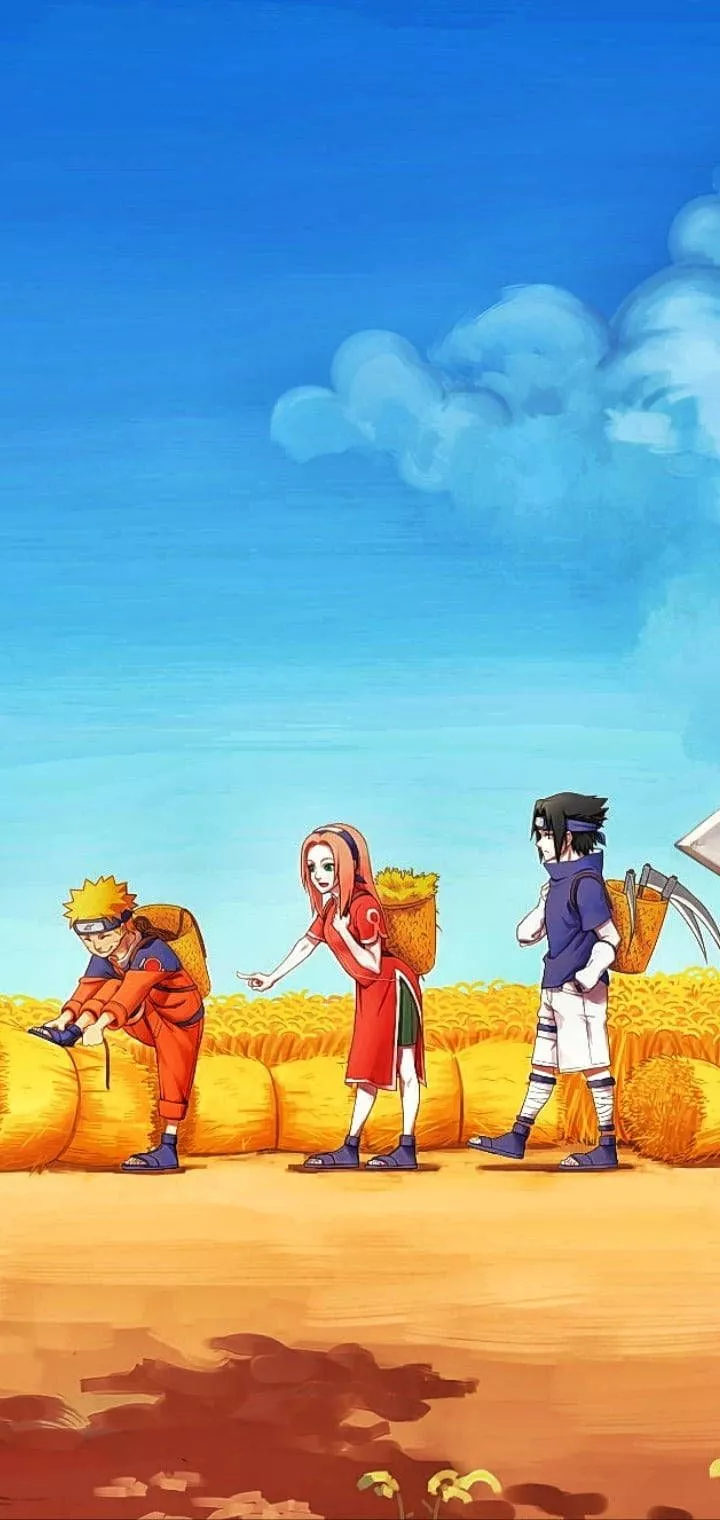 Team 7 Naruto iPhone HD Wallpaper
